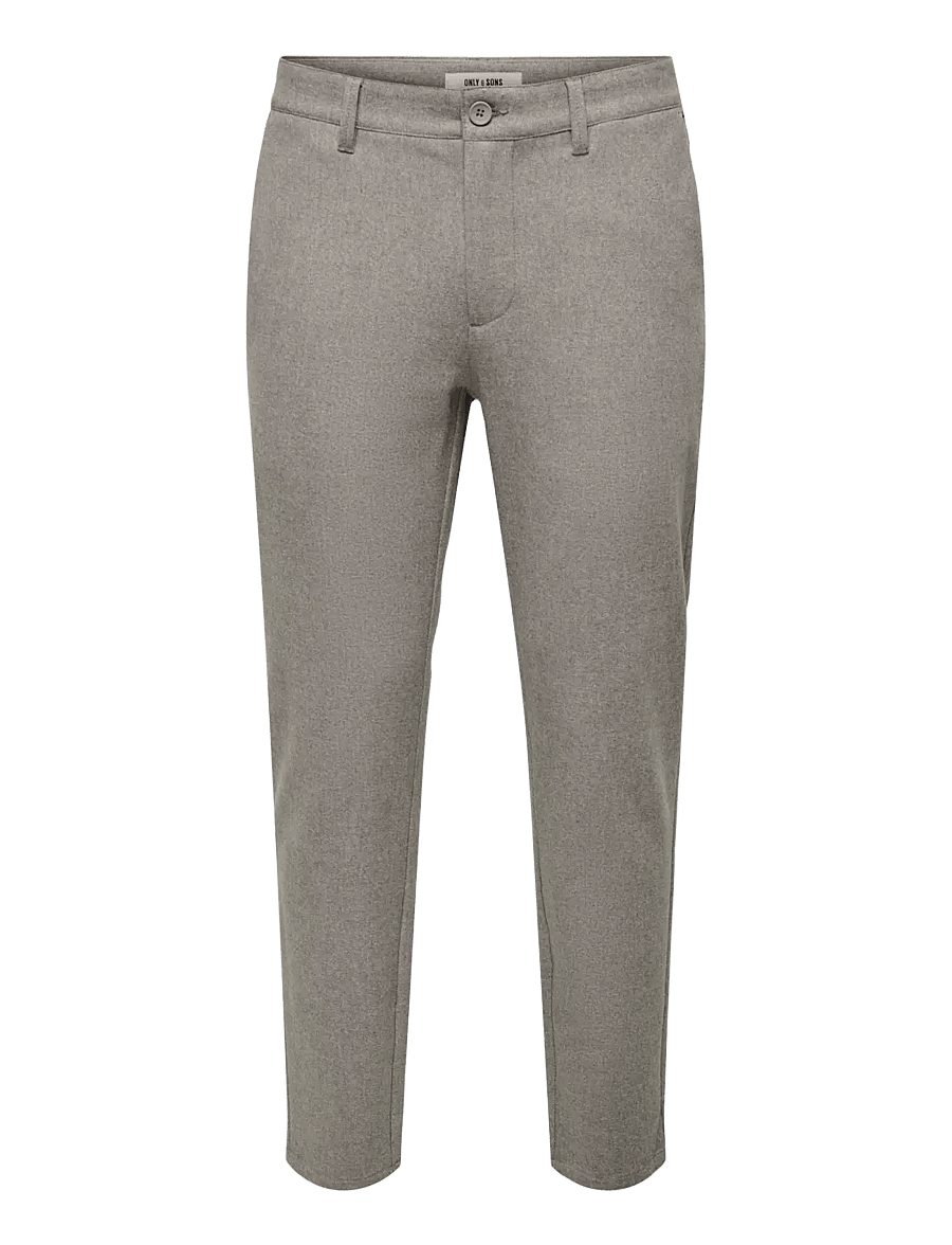 ONLY & SONS - ONSMARK SLIM BRUSH PIQUE 0353 PANTS NOOS - casual bukser - falcon - 0