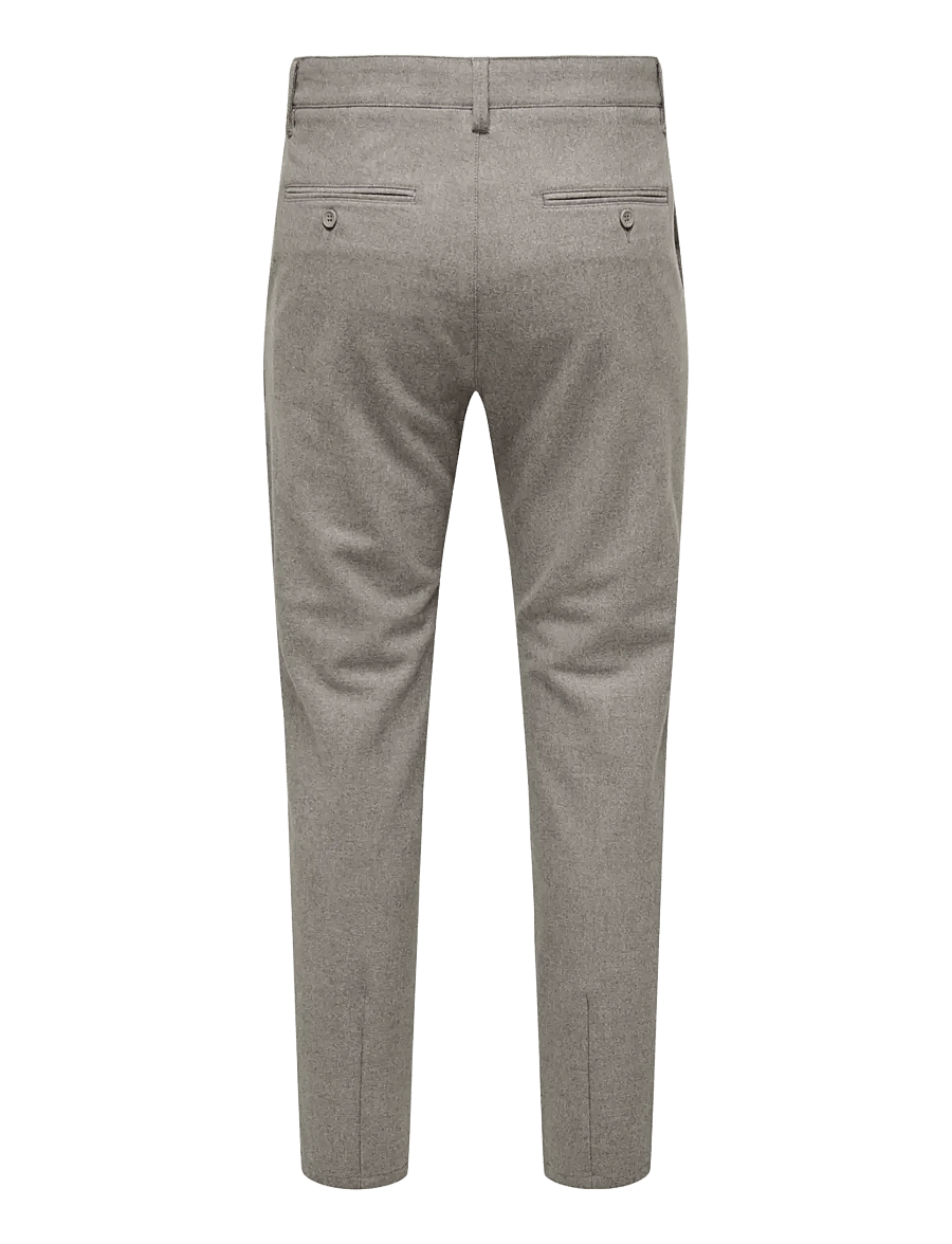 ONLY & SONS - ONSMARK SLIM BRUSH PIQUE 0353 PANTS NOOS - casual bukser - falcon - 1