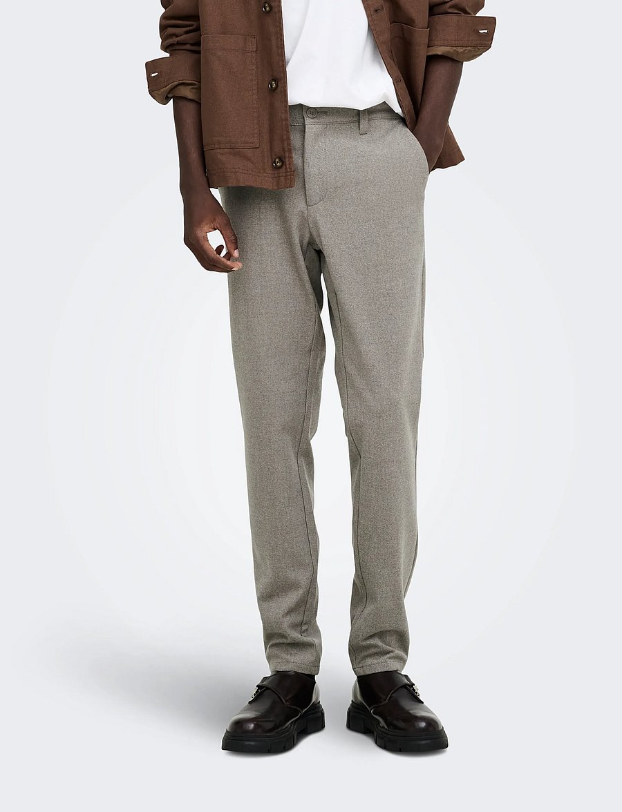 ONLY & SONS - ONSMARK SLIM BRUSH PIQUE 0353 PANTS NOOS - chino-buxur - falcon - 0