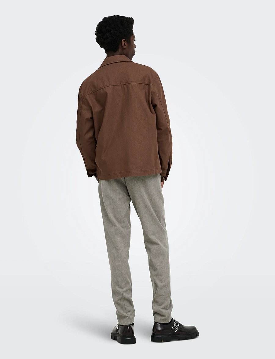 ONLY & SONS - ONSMARK SLIM BRUSH PIQUE 0353 PANTS NOOS - chino-buxur - falcon - 3