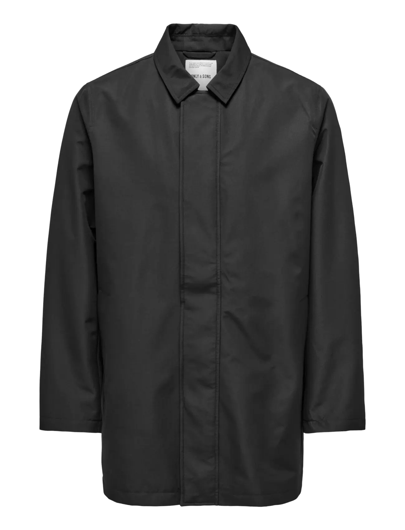 ONLY & SONS ONSHALL COAT OTW - ONLY & SONS - BLACK / black