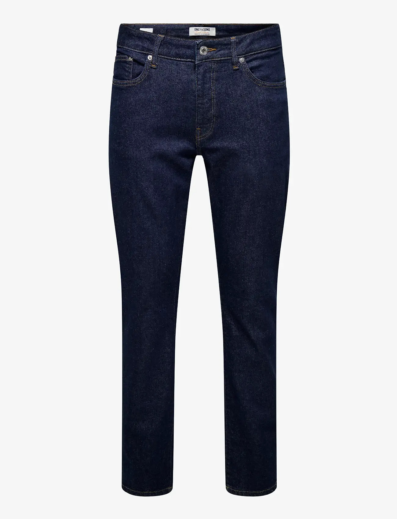 ONLY & SONS - ONSWEFT REGULAR 4384 EY BOX JEANS - trousers & jeans - dark blue denim - 0