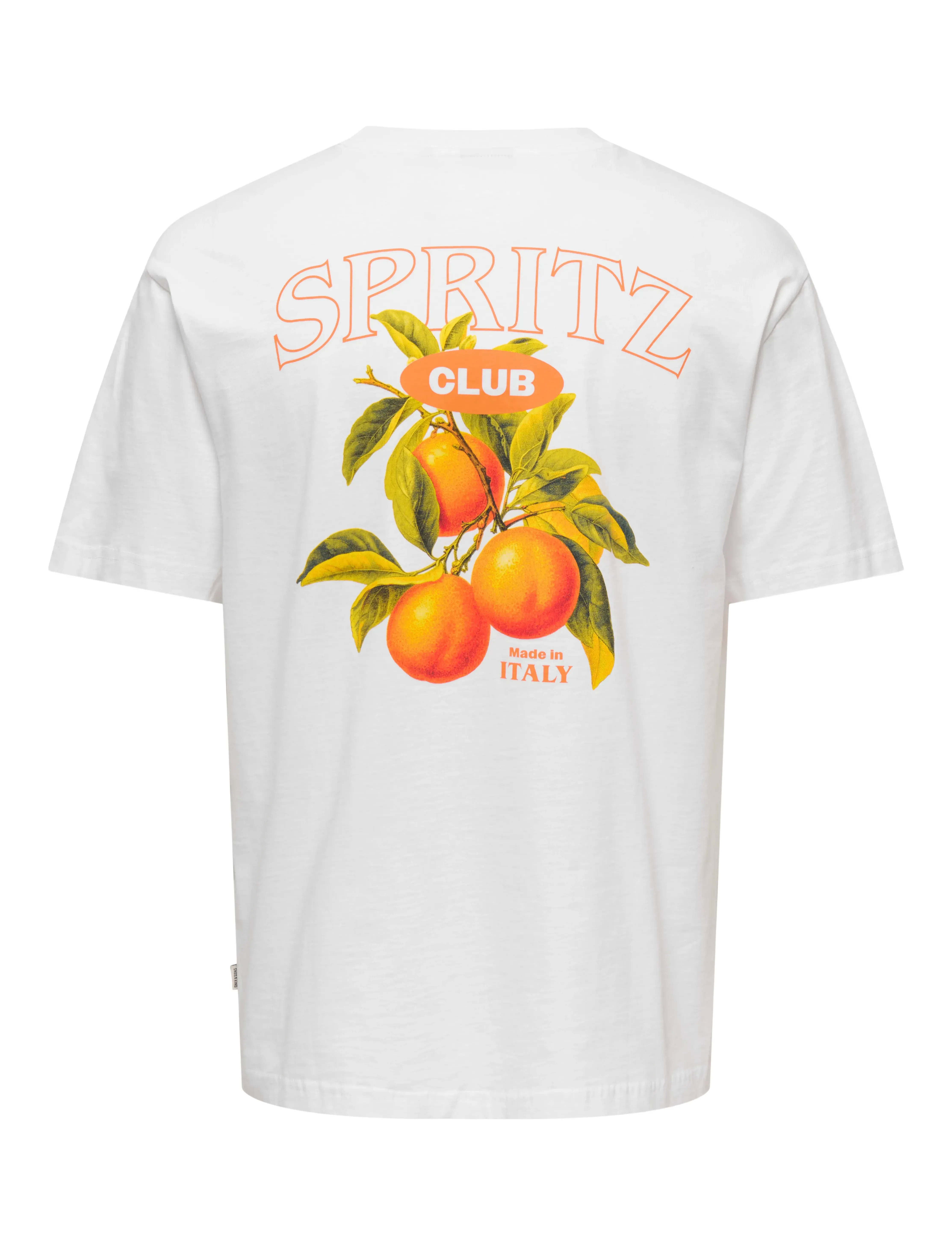 ONLY & SONS - ONSSPRITZ ITALY RLX SS TEE - krótki rękaw - bright white - 2