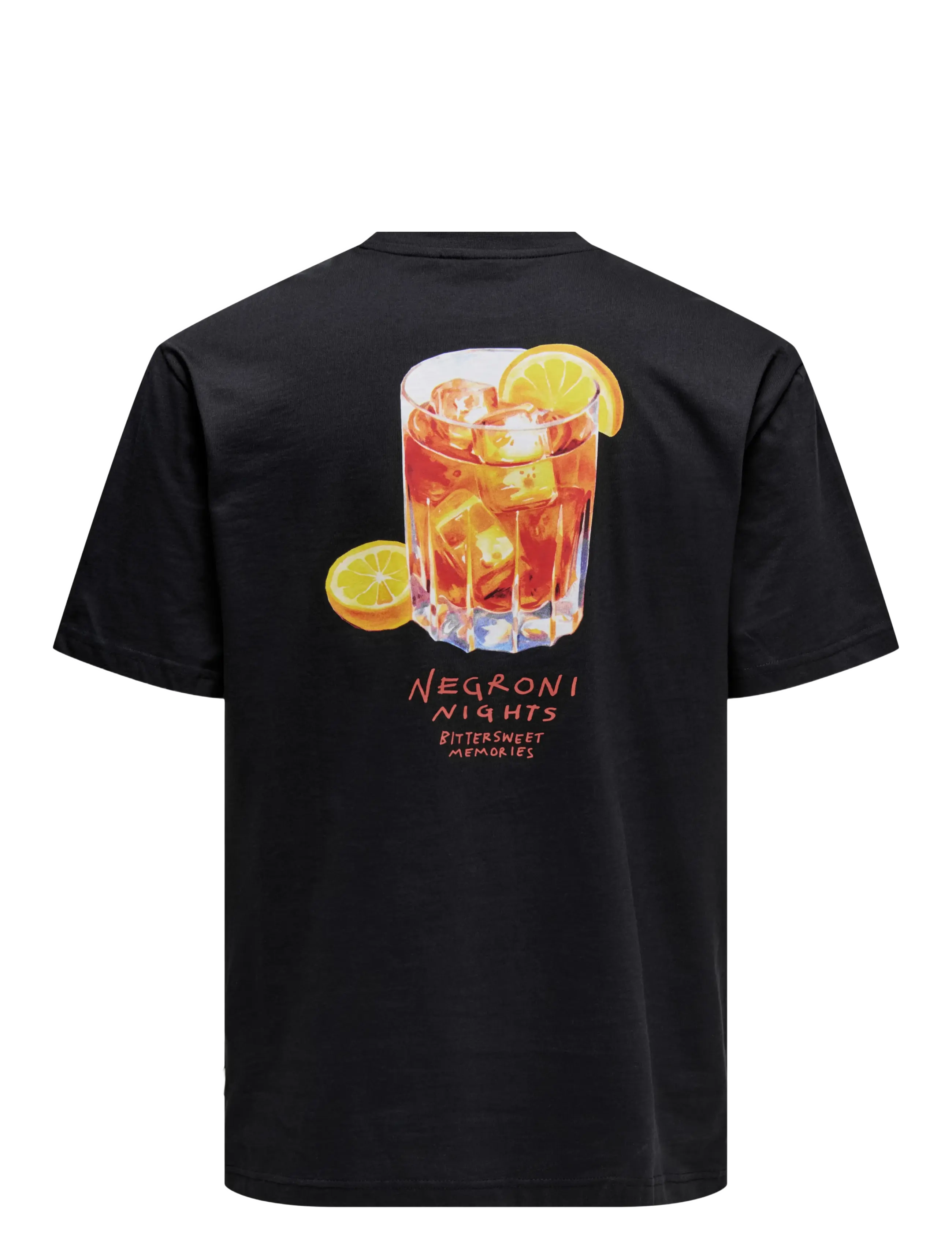 ONLY & SONS - ONSSPRITZ ITALY RLX SS TEE - kurzärmelig - jet black - 1