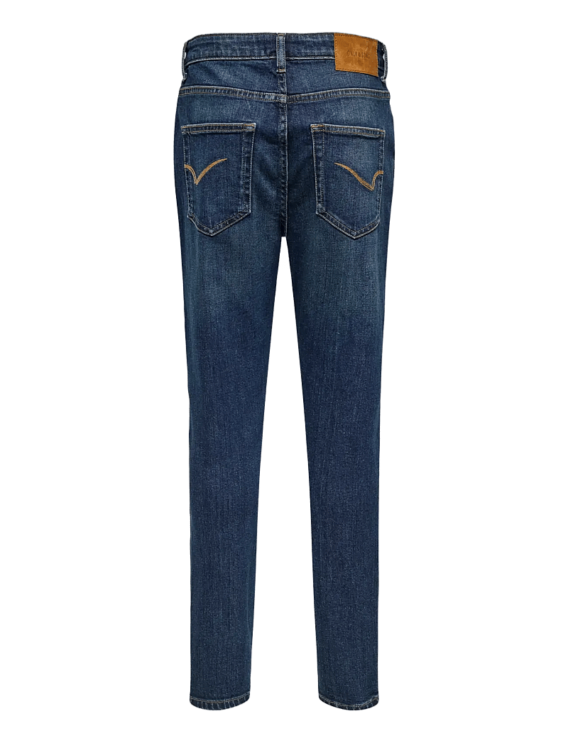 ONLY & SONS - OSJYOKE TAPERED JAX DB 4411 TAI DNM NOOS - tapered jeans - dark blue denim - 2
