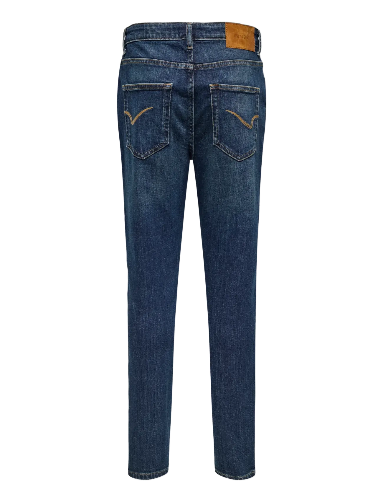 ONLY & SONS - OSJYOKE TAPERED JAX DB 4411 TAI DNM NOOS - tapered jeans - dark blue denim - 2