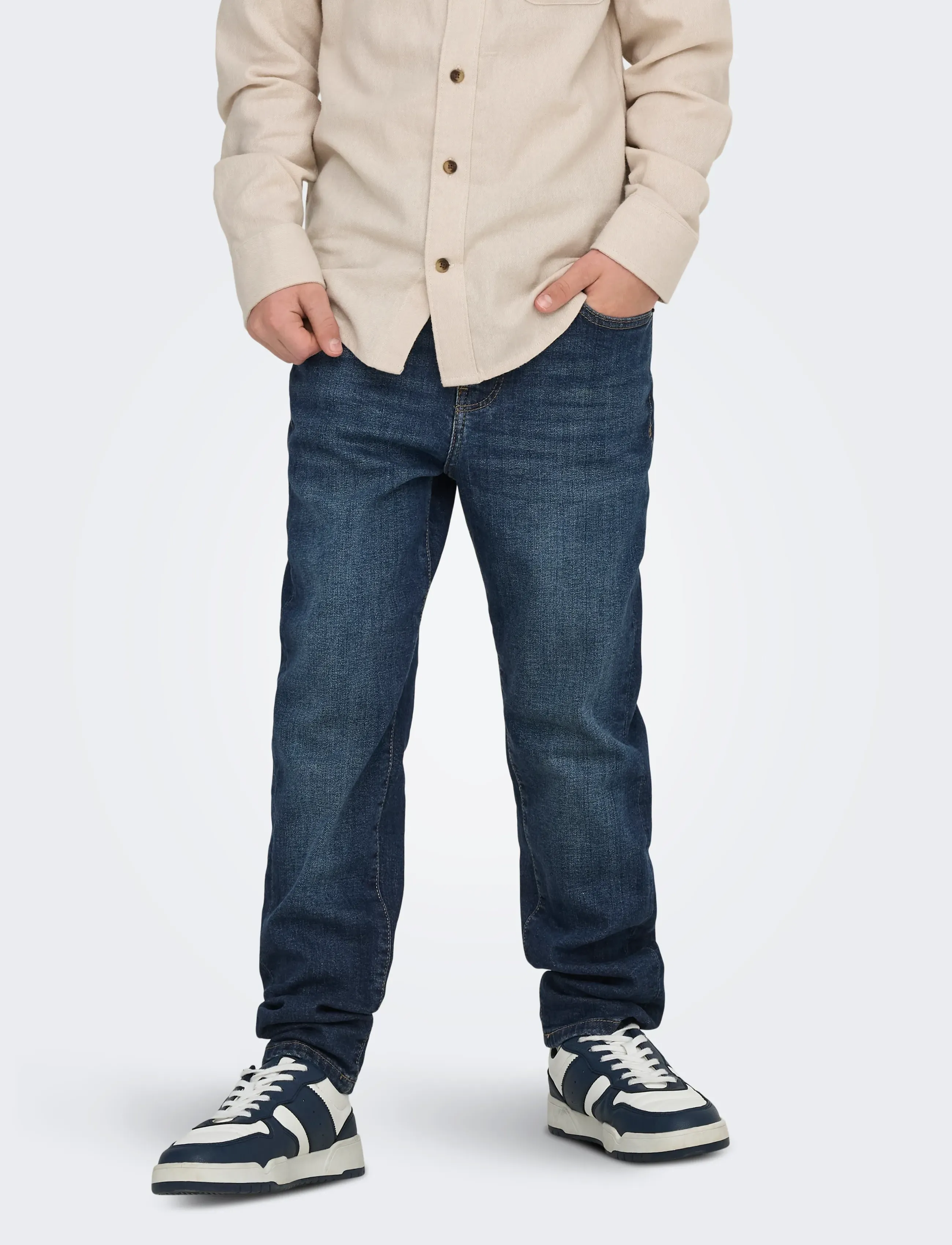 ONLY & SONS OSJYOKE TAPERED JAX DB 4411 TAI DNM NOOS - Underdele - DARK BLUE DENIM / blue