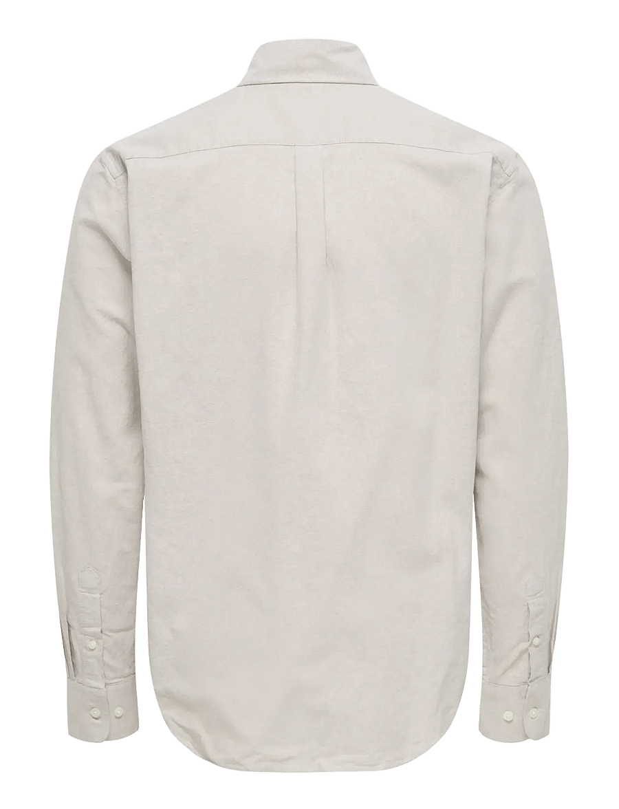 ONLY & SONS - ONSGATON REG LS SHIRT 0360 FRML - casual hemden - chinchilla - 2
