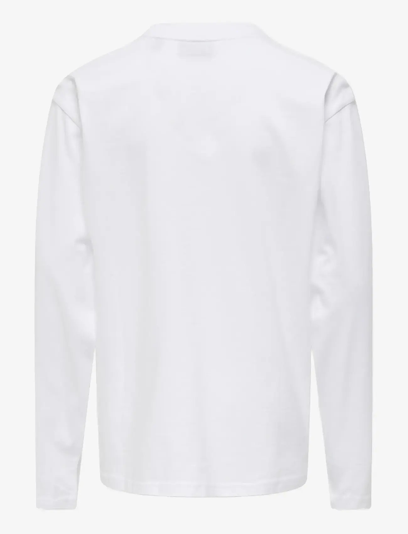 ONLY & SONS - OSJFRED LIFE LOOSE LS TEE JRS NOOS - t-shirts à manches longues - bright white - 2