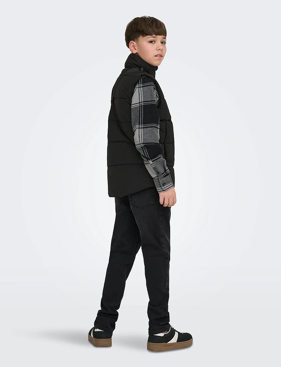 ONLY & SONS - OSJGLOBAL PUFFER VEST OTW NOOS - kaufen nach alter - black - 3