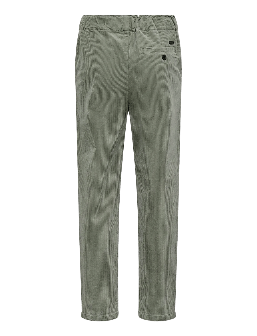 ONLY & SONS - OSJLINUS ALARIC TAP CORDUROY PANT - castor gray - 1