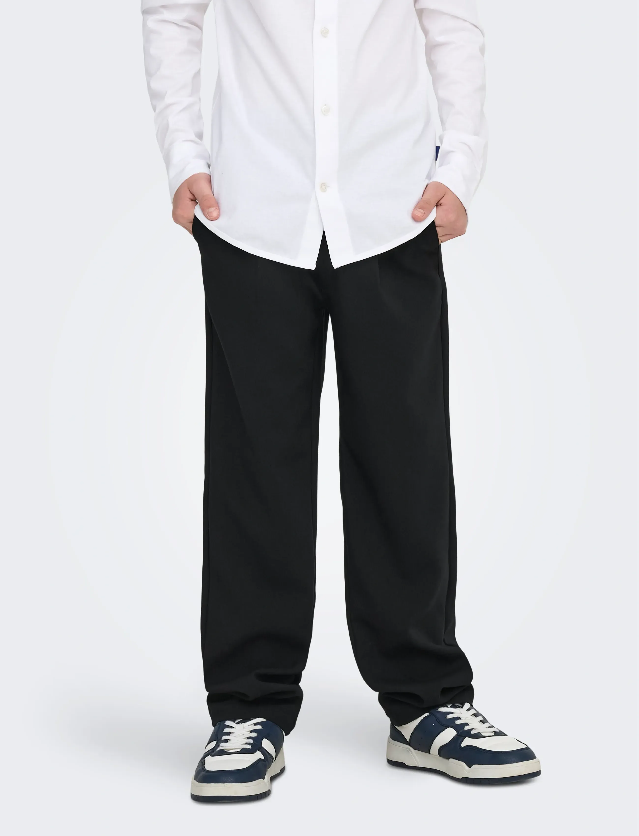 ONLY & SONS OSJWILL 0292 LOOSE STRING PANT VD - Underdele - JET BLACK / black