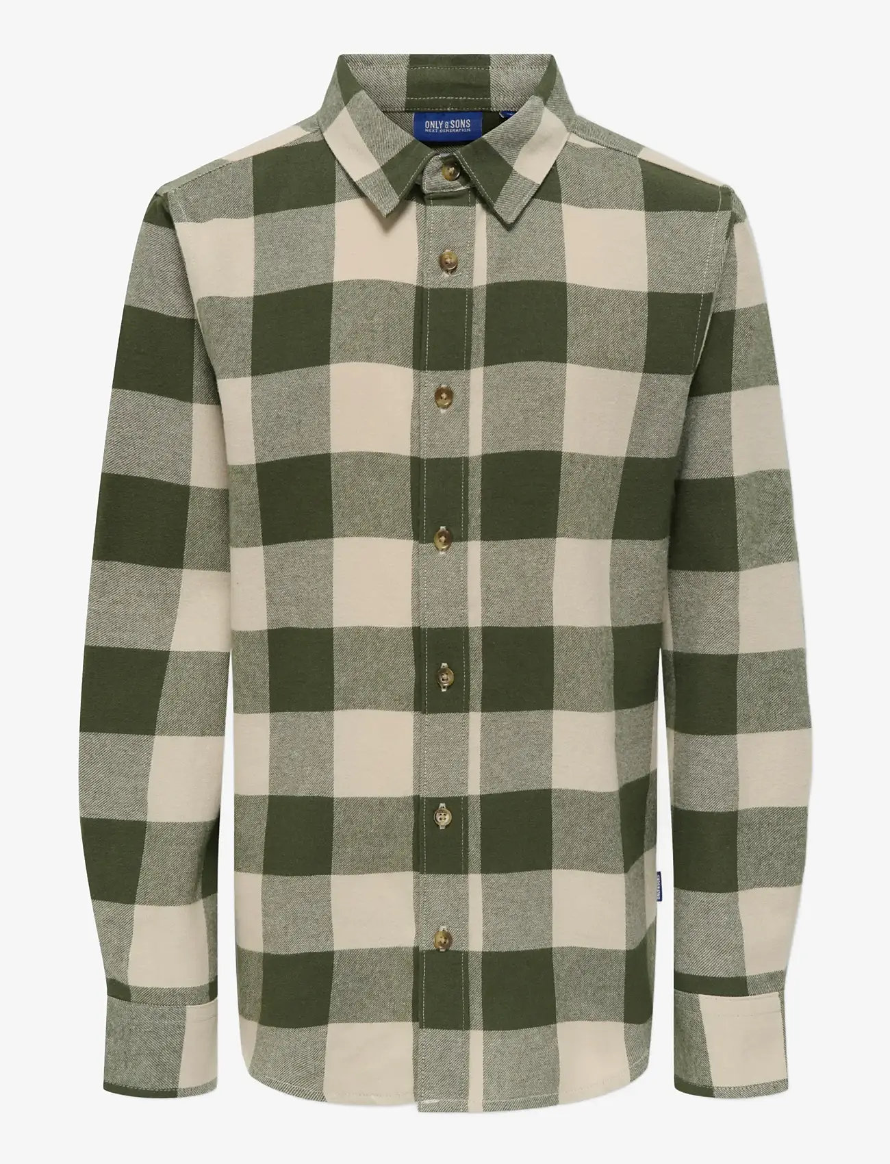 ONLY & SONS - OSJGUDMUND LS CHECKED SHIRT NOOS - pikkade varrukatega särgid - forest night - 1