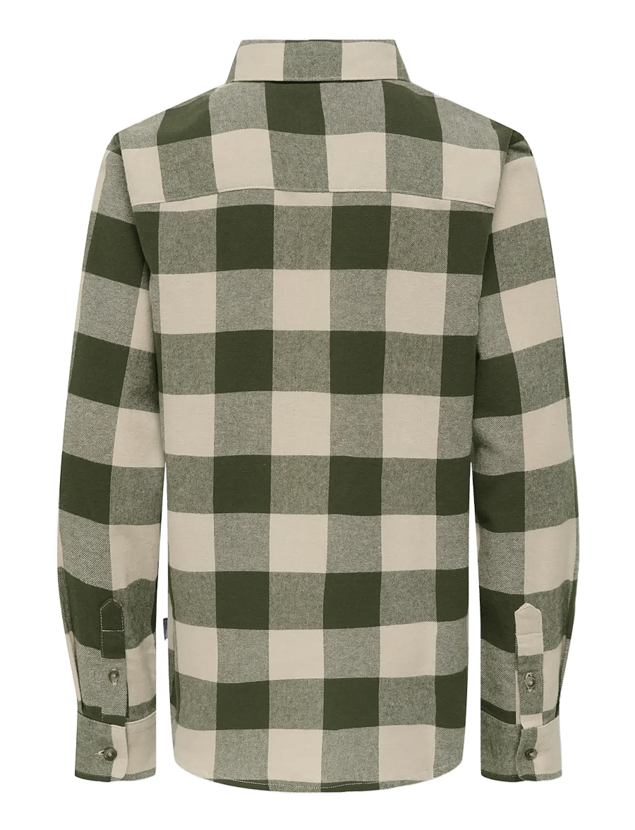 ONLY & SONS - OSJGUDMUND LS CHECKED SHIRT NOOS - langærmede skjorter - forest night - 2