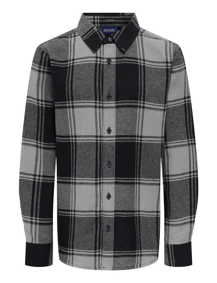 ONLY & SONS - OSJGUDMUND LS CHECKED SHIRT NOOS - langærmede skjorter - griffin - 1
