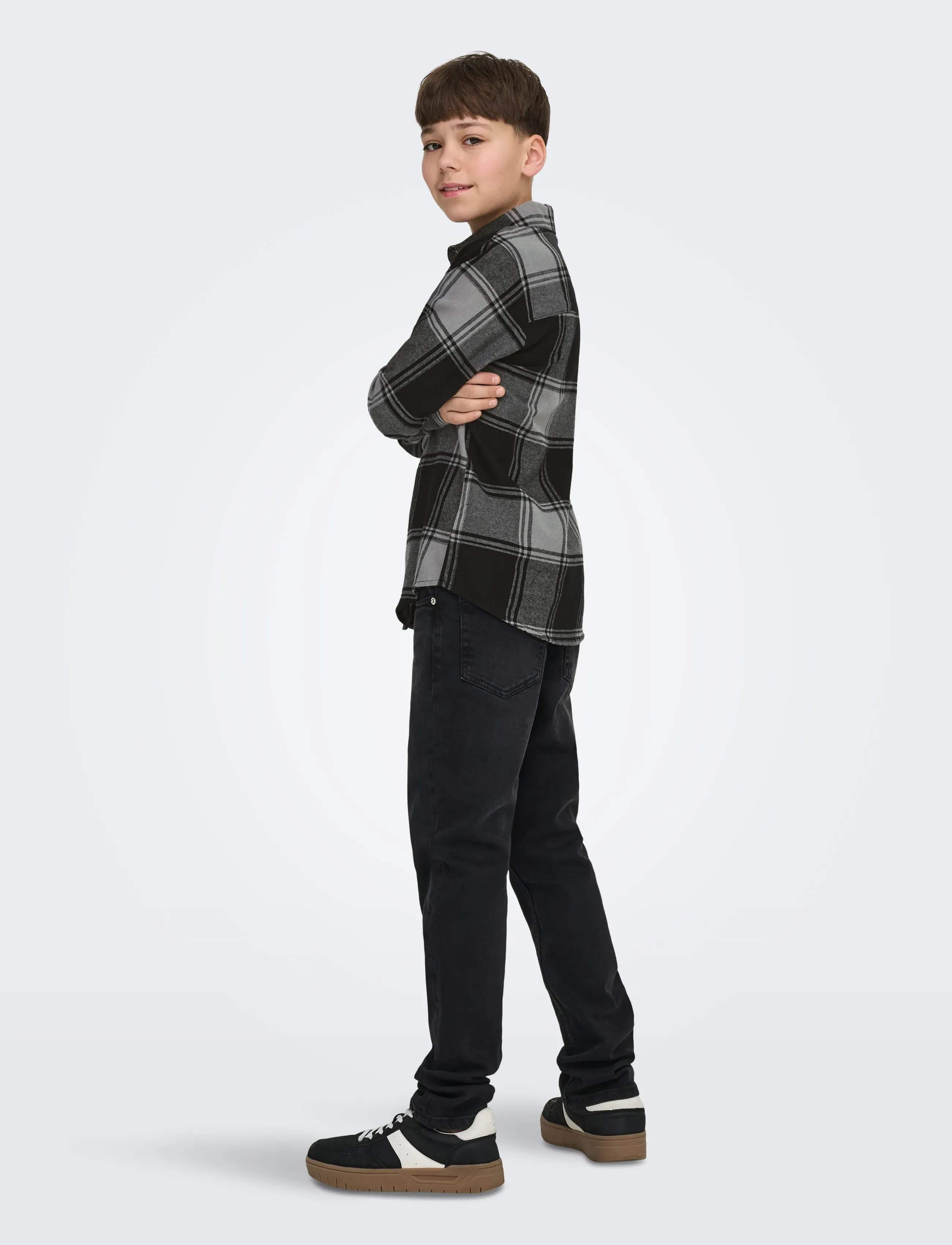 ONLY & SONS - OSJGUDMUND LS CHECKED SHIRT NOOS - long-sleeved shirts - griffin - 3