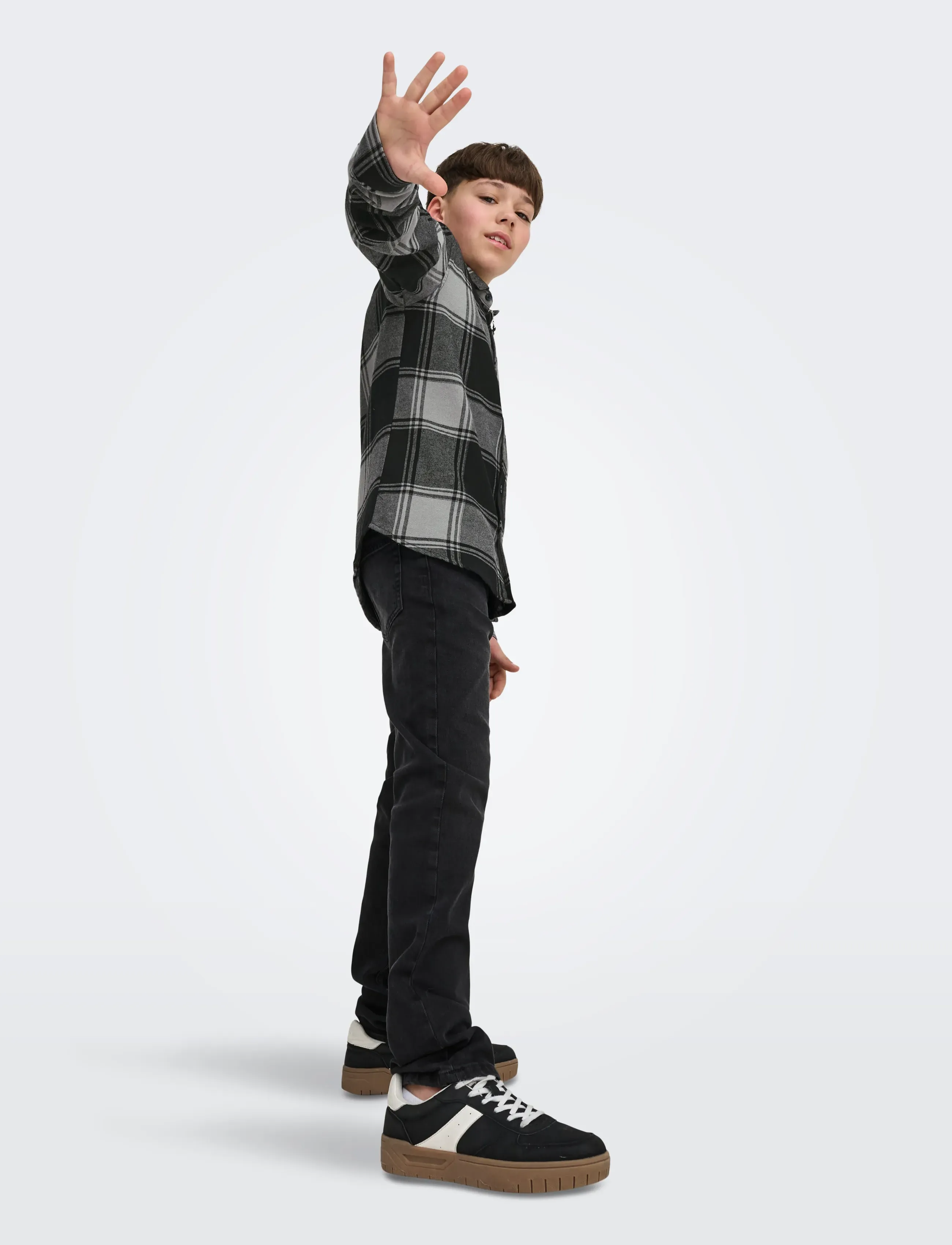 ONLY & SONS - OSJGUDMUND LS CHECKED SHIRT NOOS - long-sleeved shirts - griffin - 5