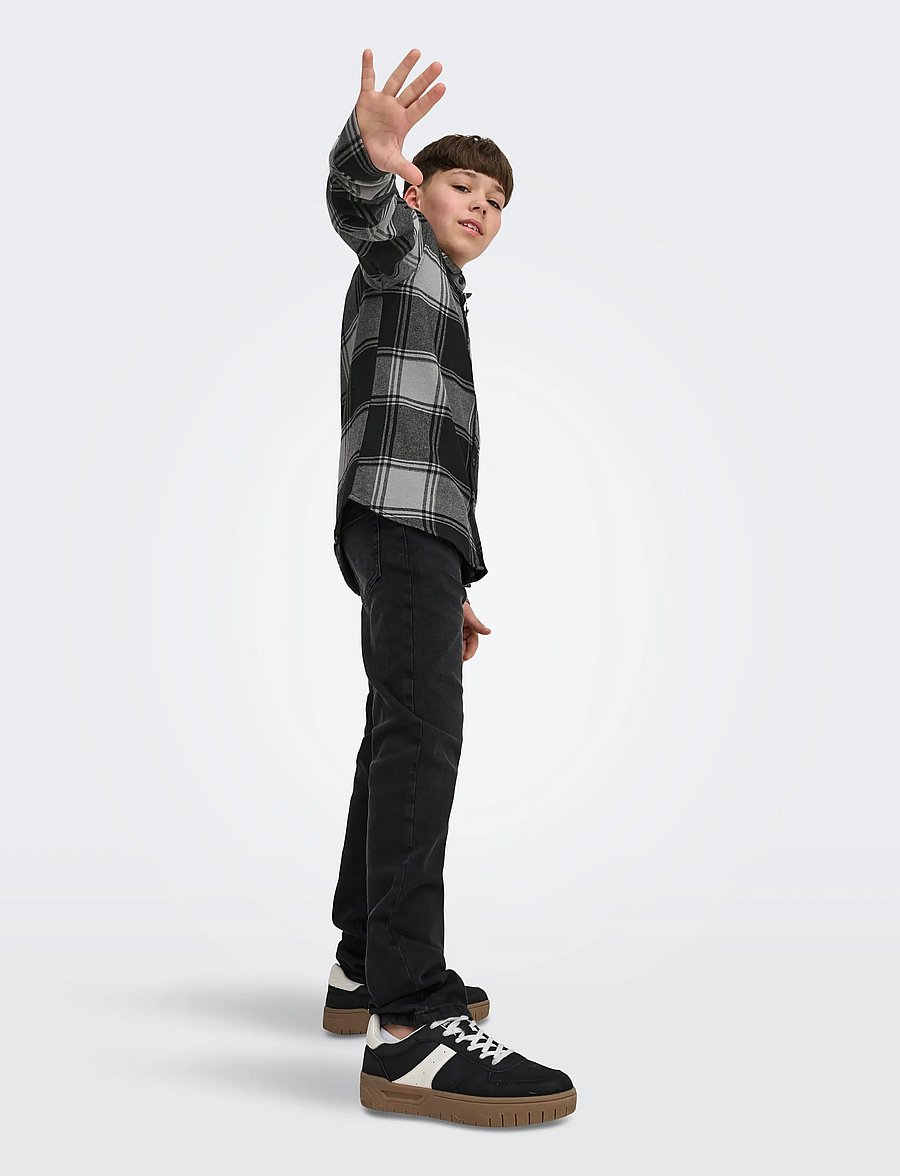 ONLY & SONS - OSJGUDMUND LS CHECKED SHIRT NOOS - langærmede skjorter - griffin - 5