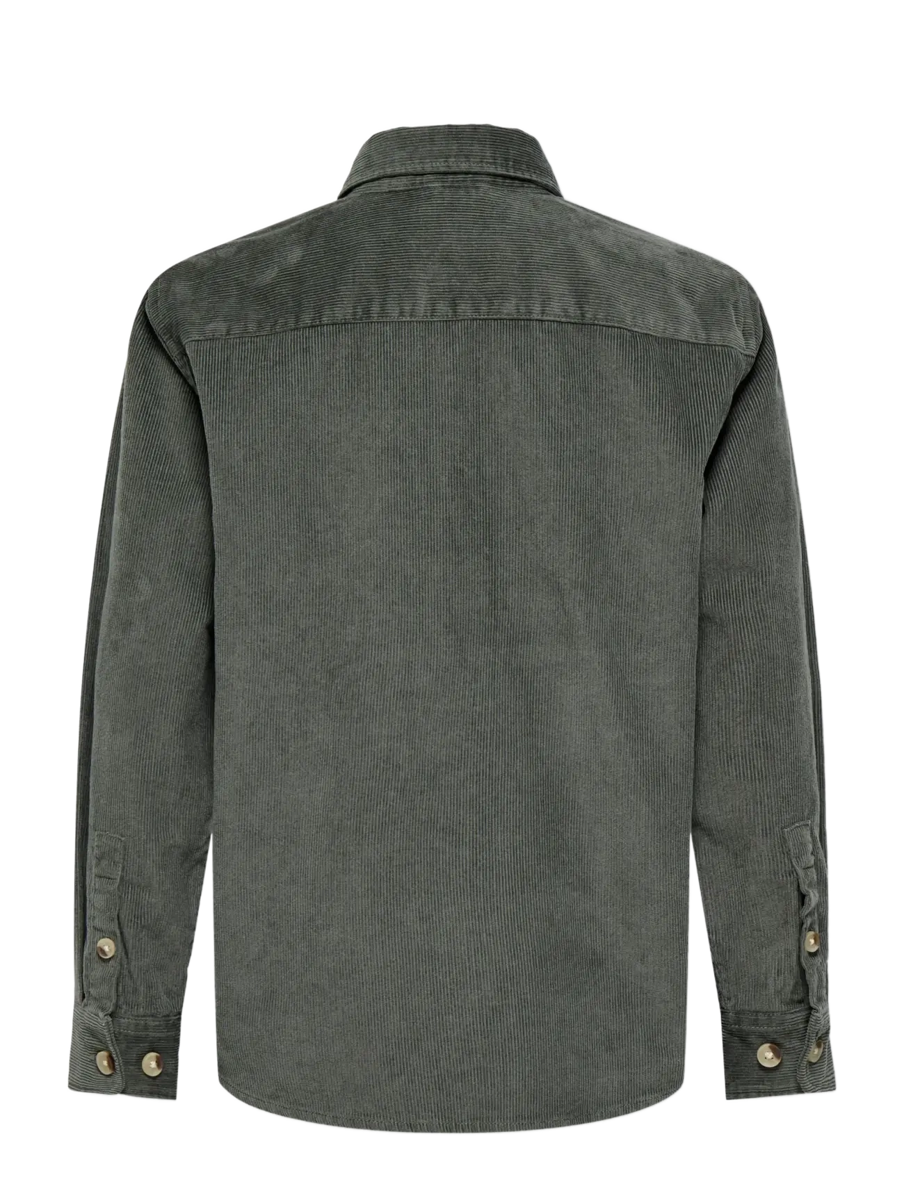 ONLY & SONS - OSJALP RLX WASHD CORD LS SHIRT - castor gray - 2