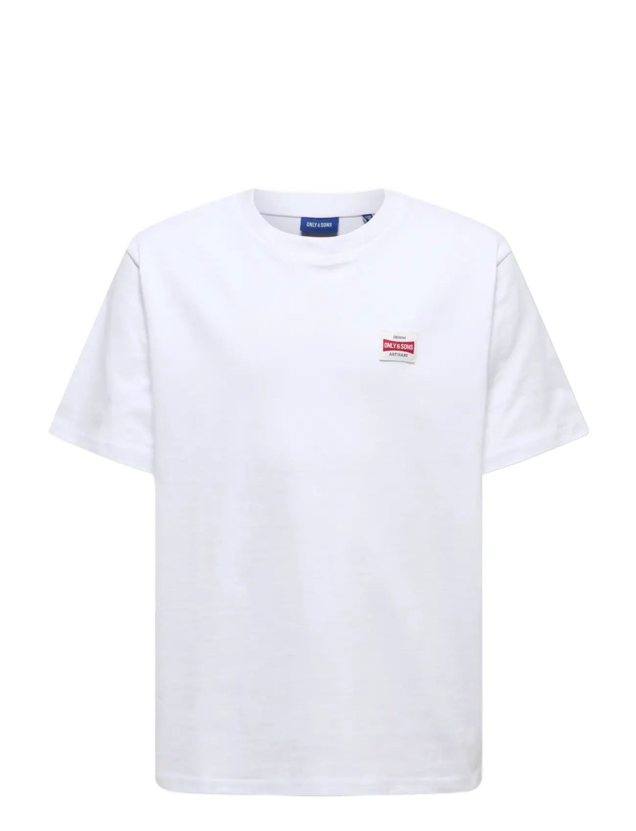 ONLY & SONS OSJFRED LIFE RLX SS LABEL TEE NOOS - 4 for 3 - BRIGHT WHITE / white