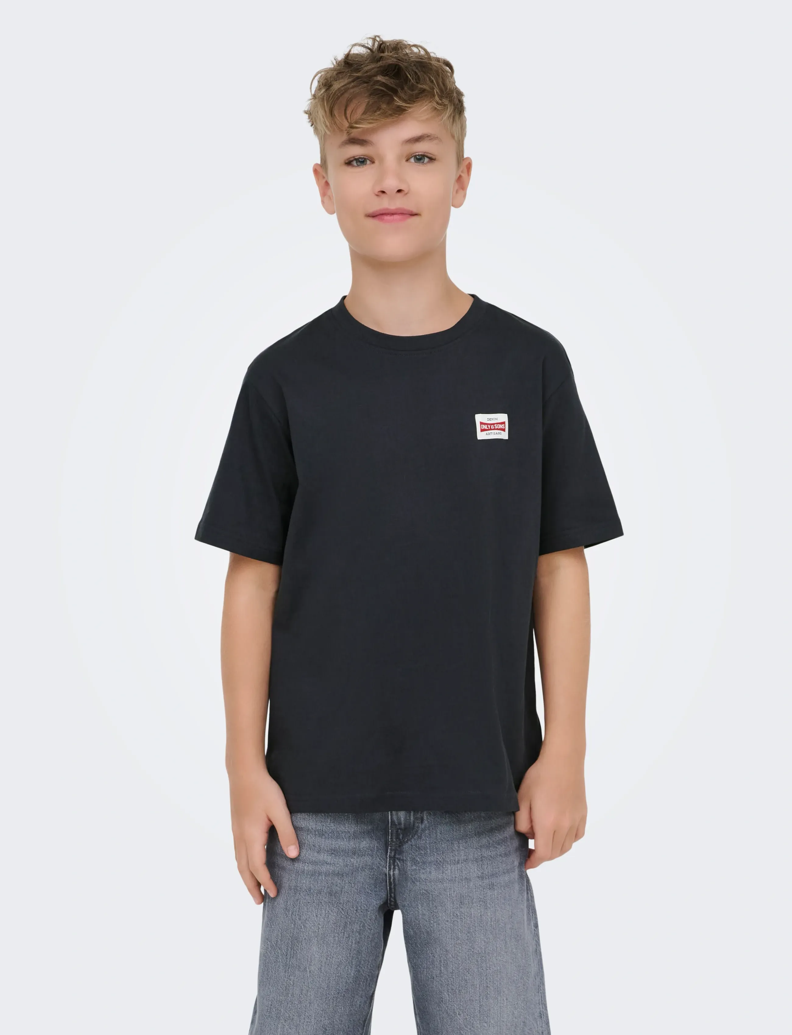 ONLY & SONS OSJFRED LIFE RLX SS LABEL TEE NOOS - Kortærmede T-shirts - DARK NAVY / navy