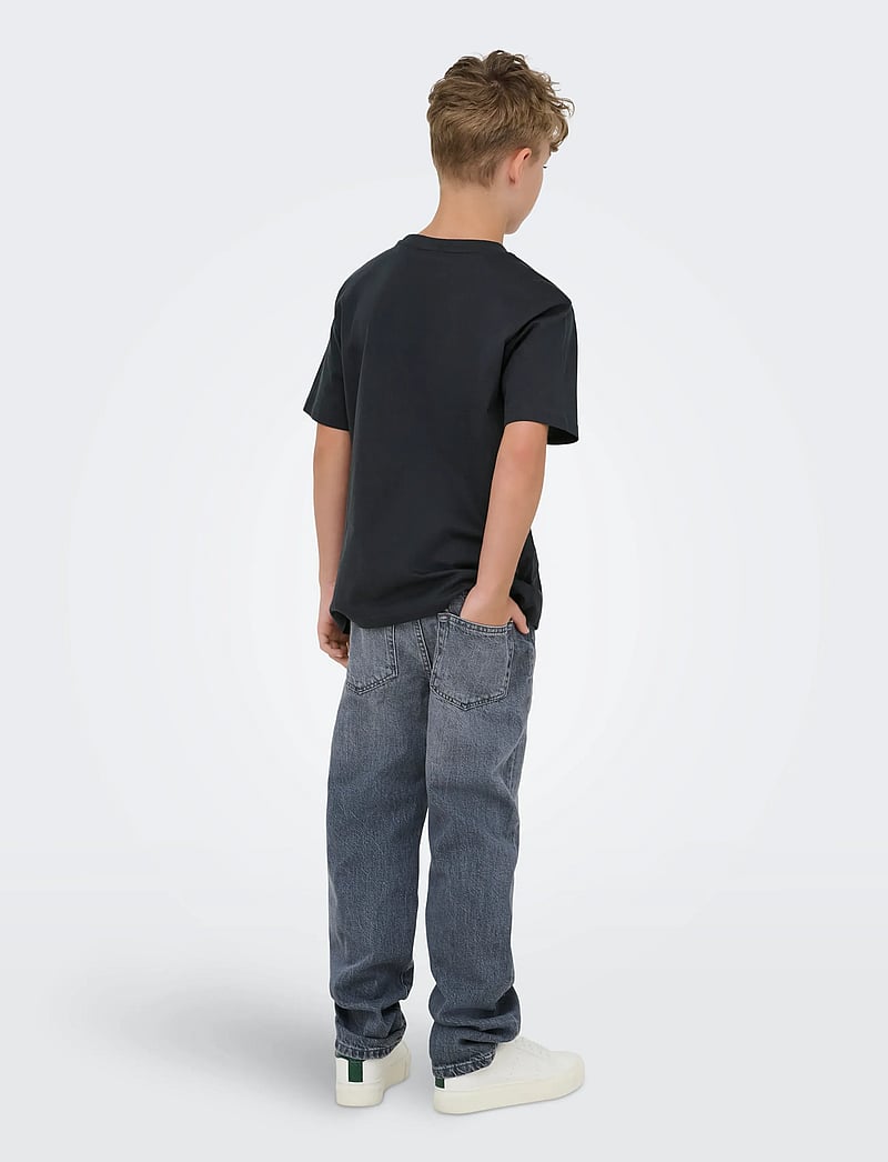 ONLY & SONS - OSJFRED LIFE RLX SS LABEL TEE NOOS - kortærmede t-shirts - dark navy - 3