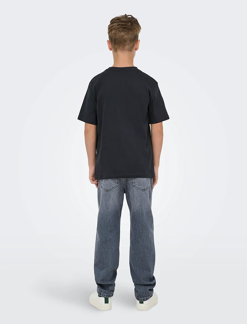 ONLY & SONS - OSJFRED LIFE RLX SS LABEL TEE NOOS - kortærmede t-shirts - dark navy - 4