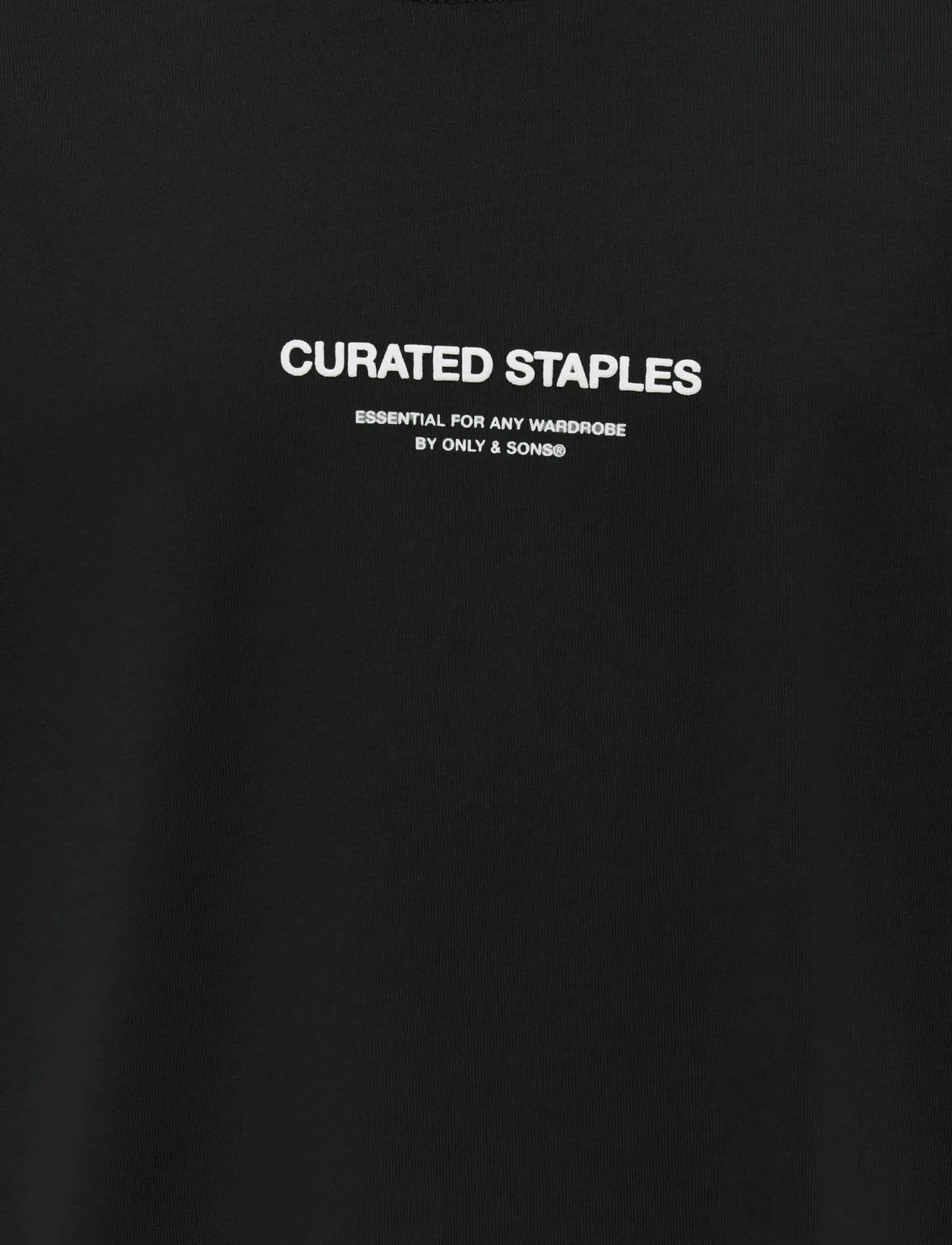 ONLY & SONS - OSJCURATED RLX PRINT SS TEE VD - t-krekli ar īsām piedurknēm - black - 2