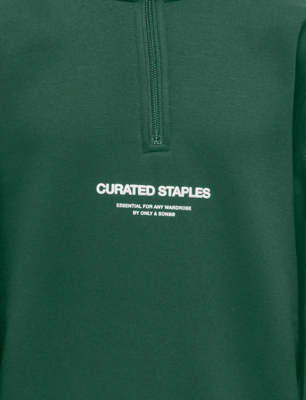 ONLY & SONS - OSJCURATED REG HALF ZIP SWEAT VD - sweatshirts - pineneedle - 2