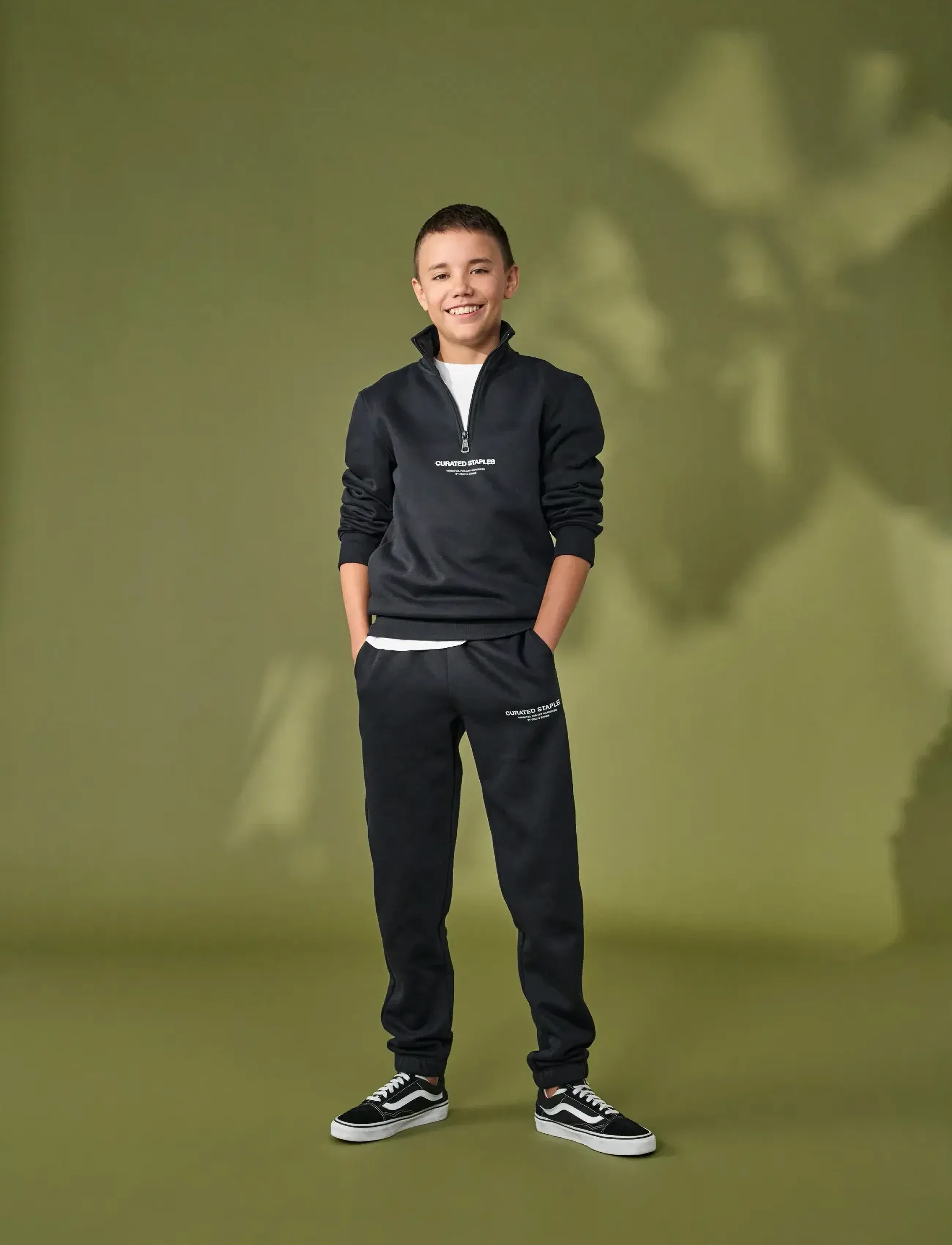 ONLY & SONS OSJCURATED REG SWEAT PANTS VD - Sporta bikses - BLACK / black