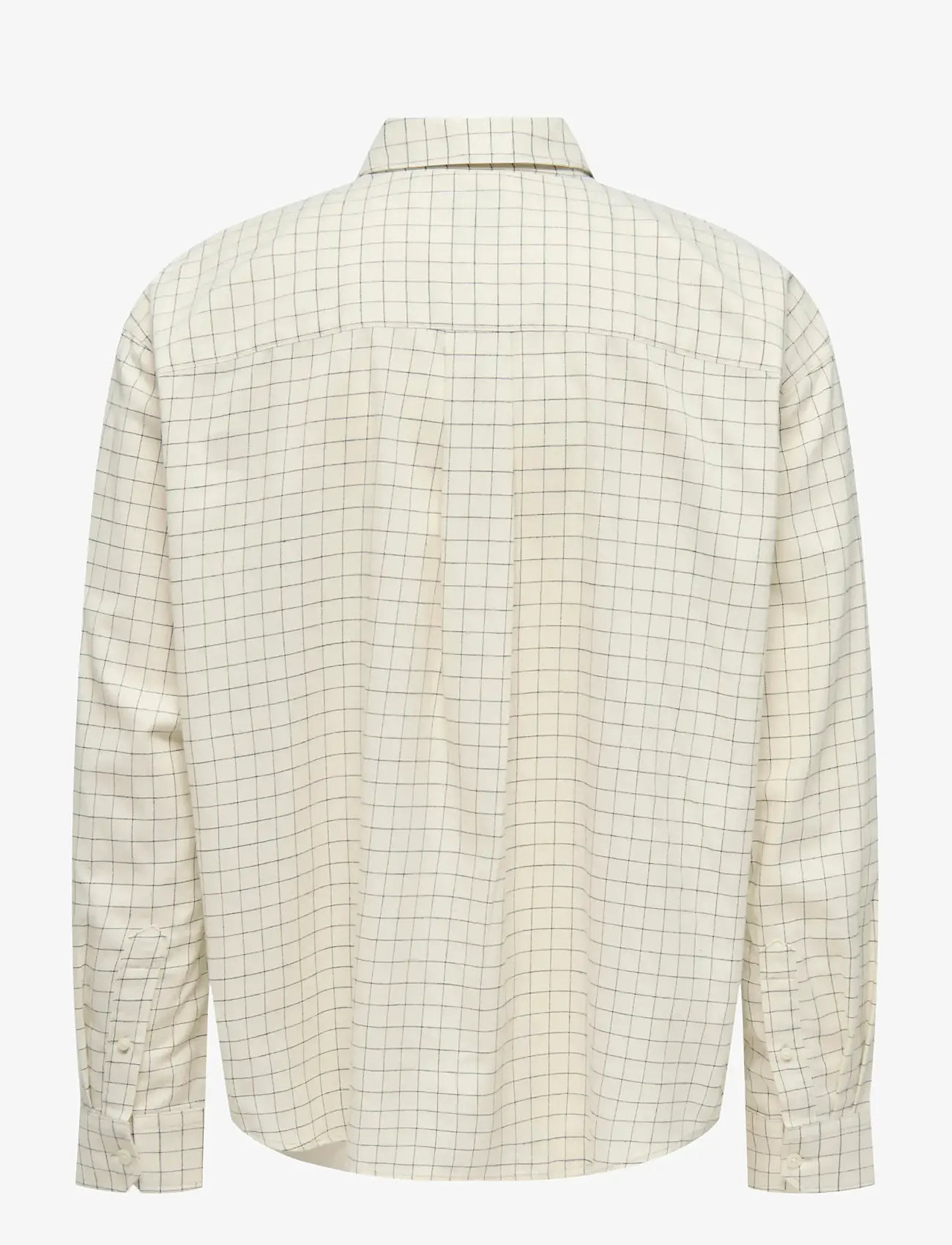 ONLY & SONS - ONSBARNEY RLX CHECK LS SHIRT CF - rutiga skjortor - antique white - 1