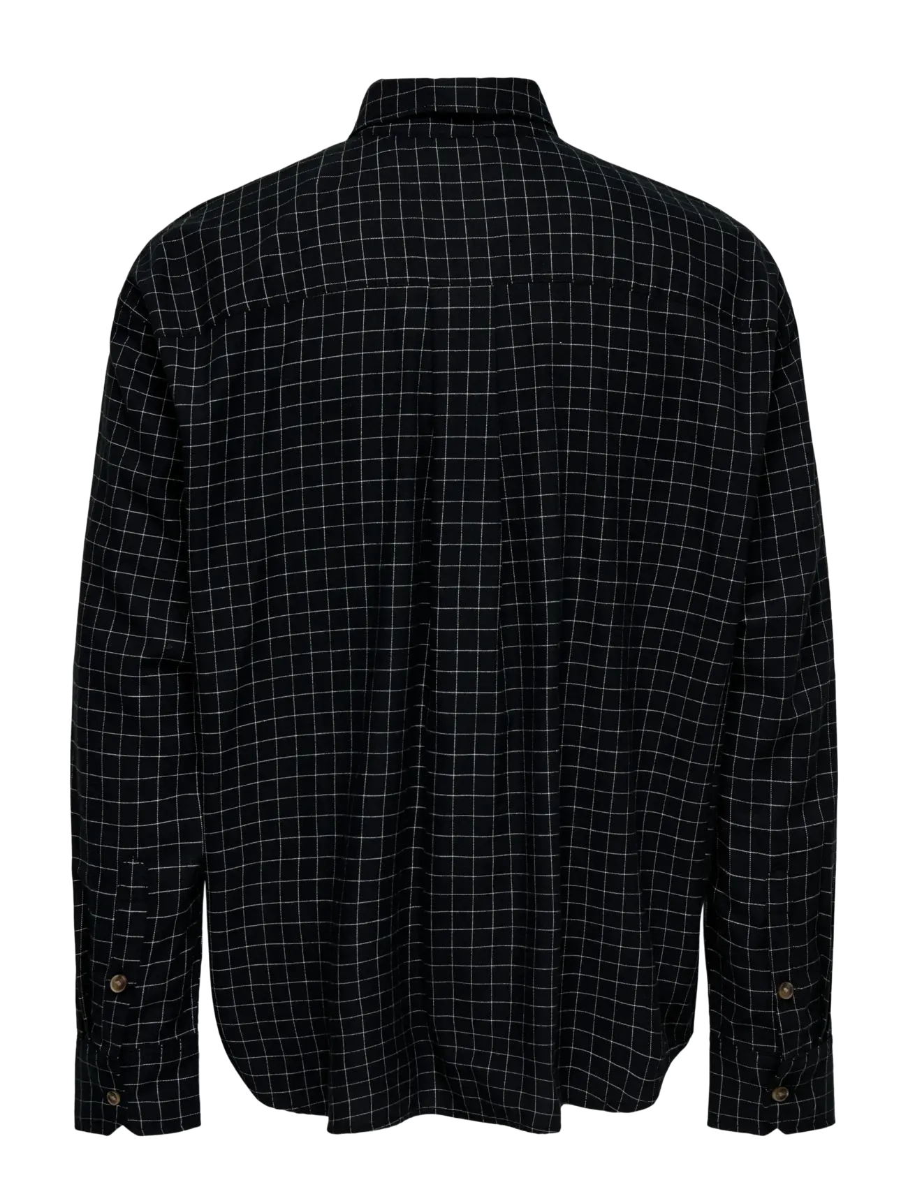 ONLY & SONS - ONSBARNEY RLX CHECK LS SHIRT CF - chemises à carreaux - jet black - 2