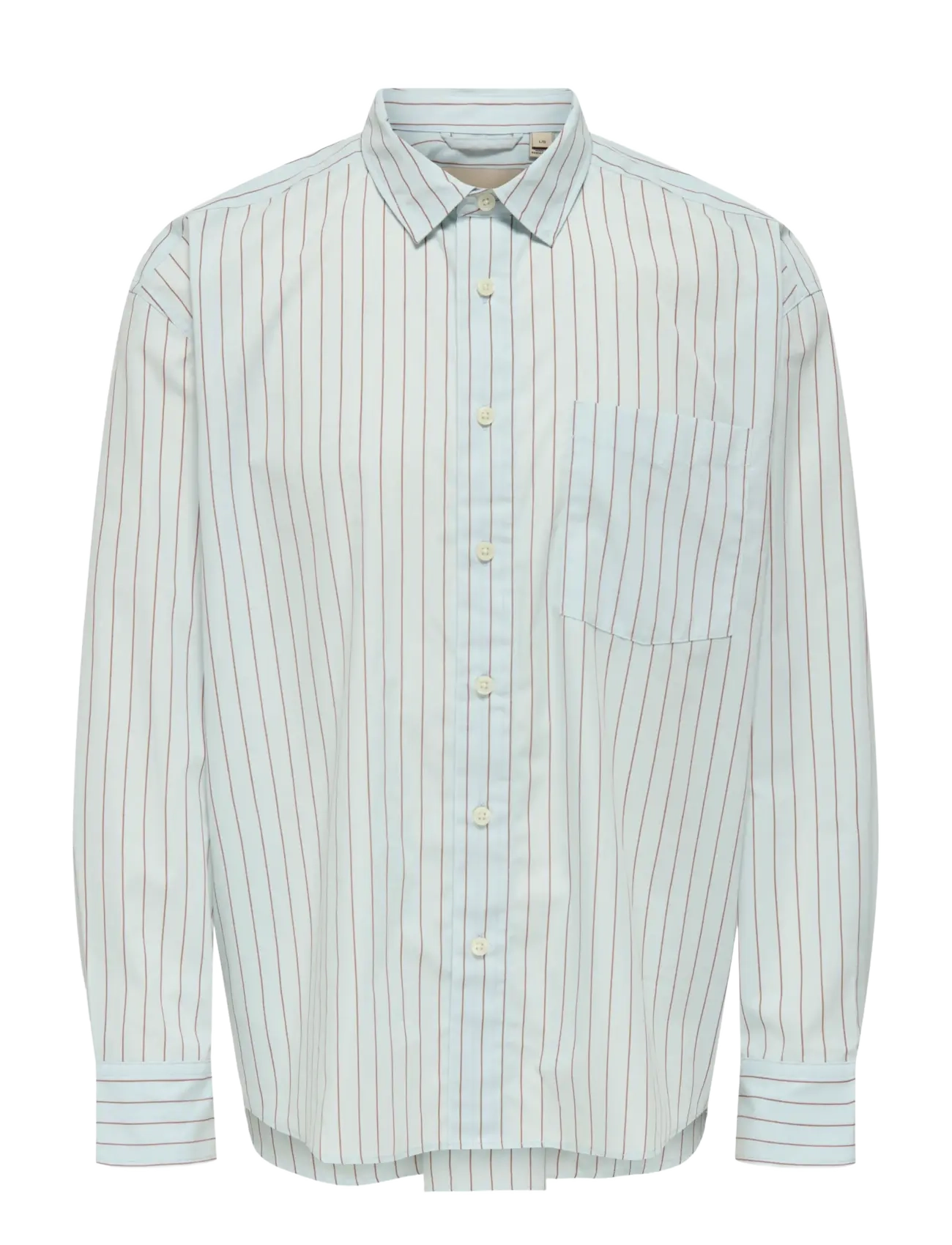 ONSBARRY RLX POPPLIN STRIPE LS CF - SKYWRITING