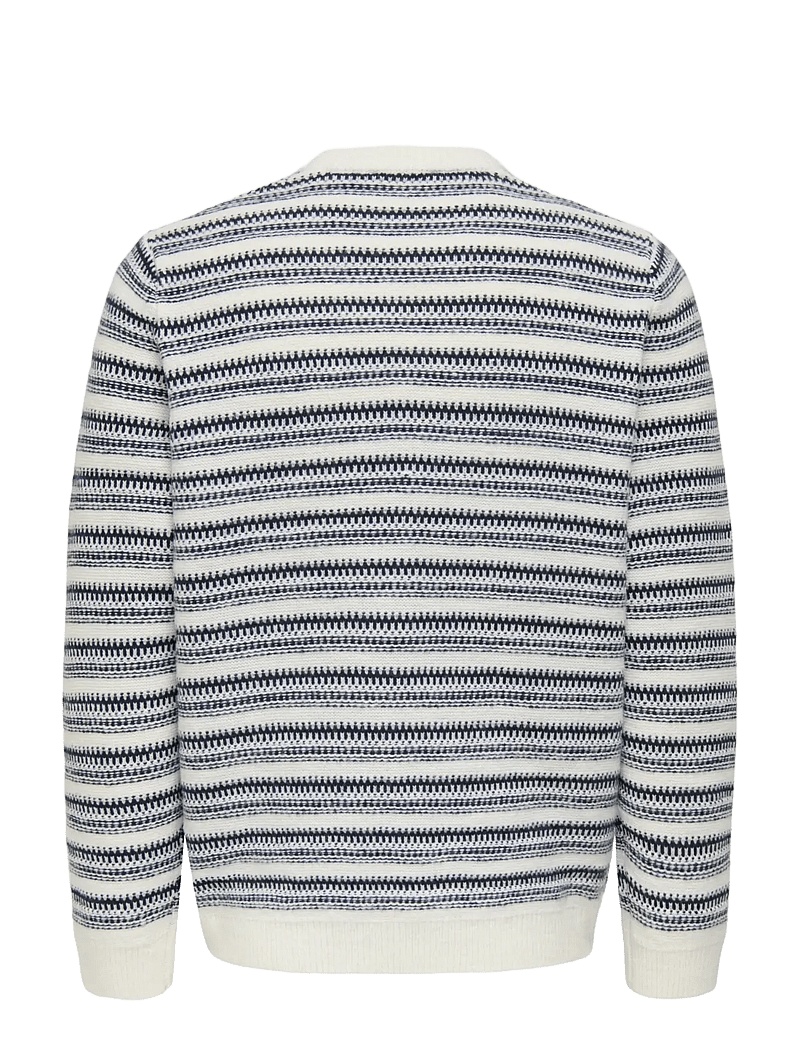ONLY & SONS - ONSMING LIFE REG LS CREW NECK KNIT - rundhals - cloud dancer - 2
