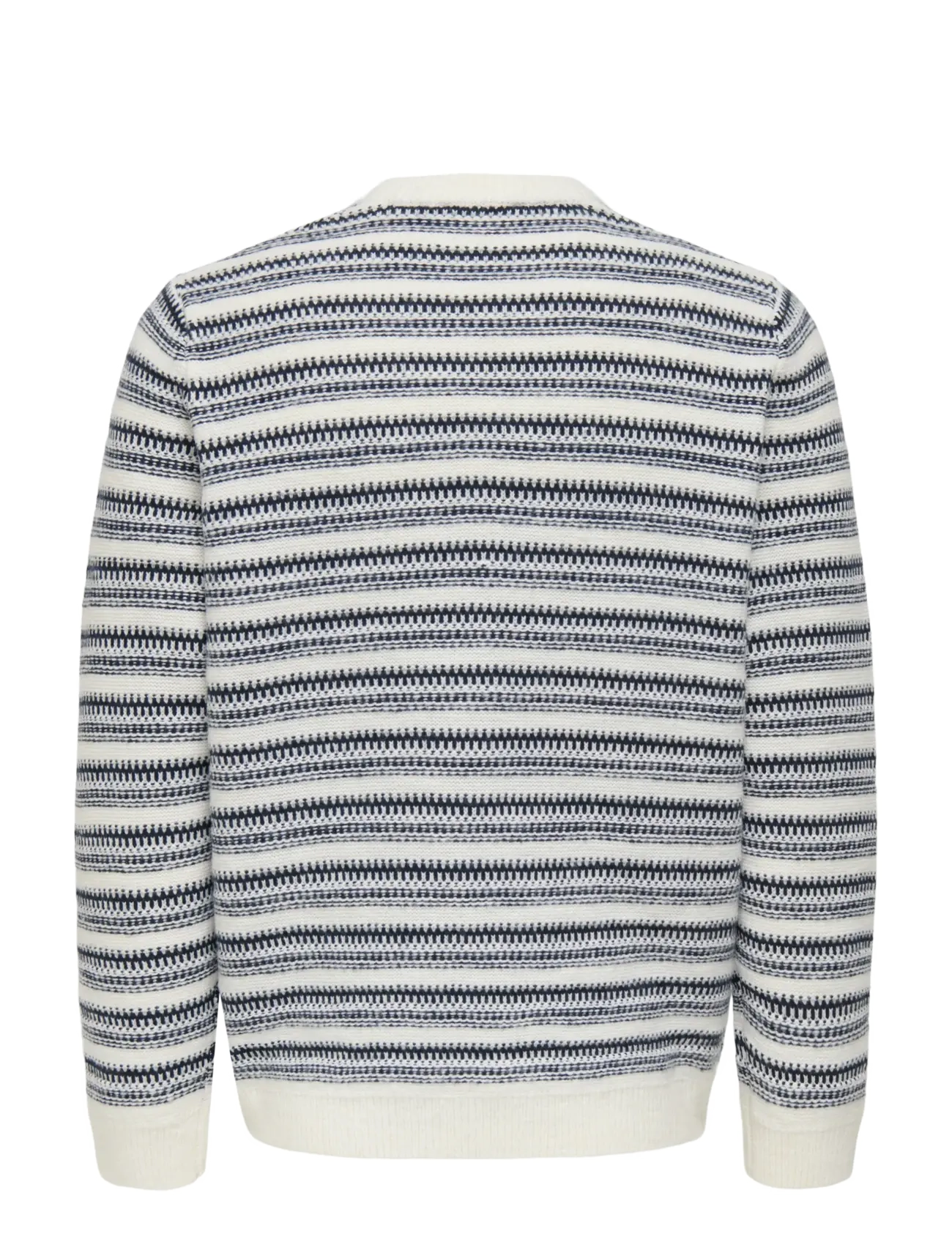 ONLY & SONS - ONSMING LIFE REG LS CREW NECK KNIT - kringlótt hálsmál  - cloud dancer - 2