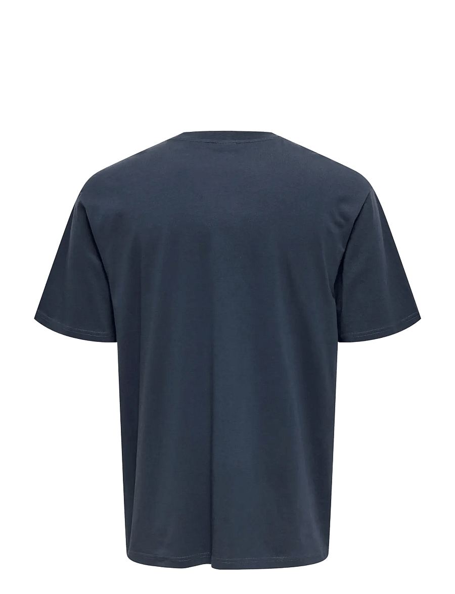 ONLY & SONS - ONSFRED LIFE OPT 4 RLX SS TEE VD - kurzärmelig - blue nights - 2