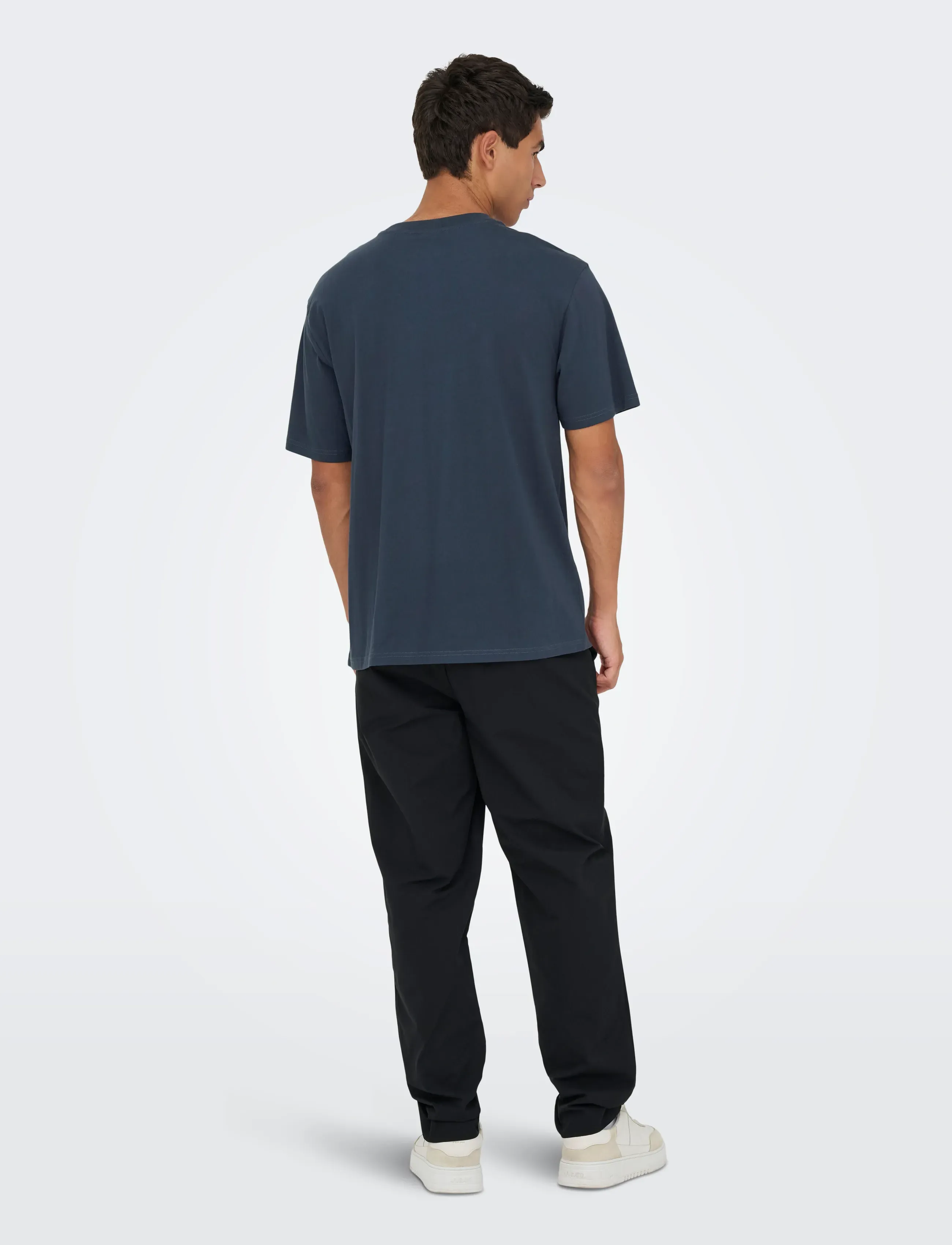 ONLY & SONS - ONSFRED LIFE OPT 4 RLX SS TEE VD - kurzärmelig - blue nights - 3