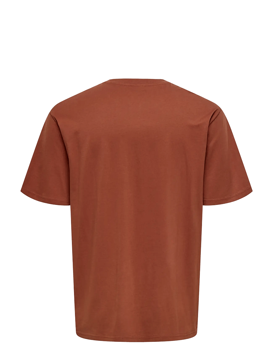 ONLY & SONS - ONSFRED LIFE OPT 4 RLX SS TEE VD - kurzärmelig - sequoia - 2