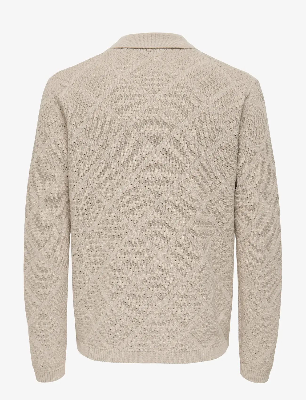 ONLY & SONS - ONSMAP LIFE REG CARDIGAN KNIT - cardigans - silver lining - 1