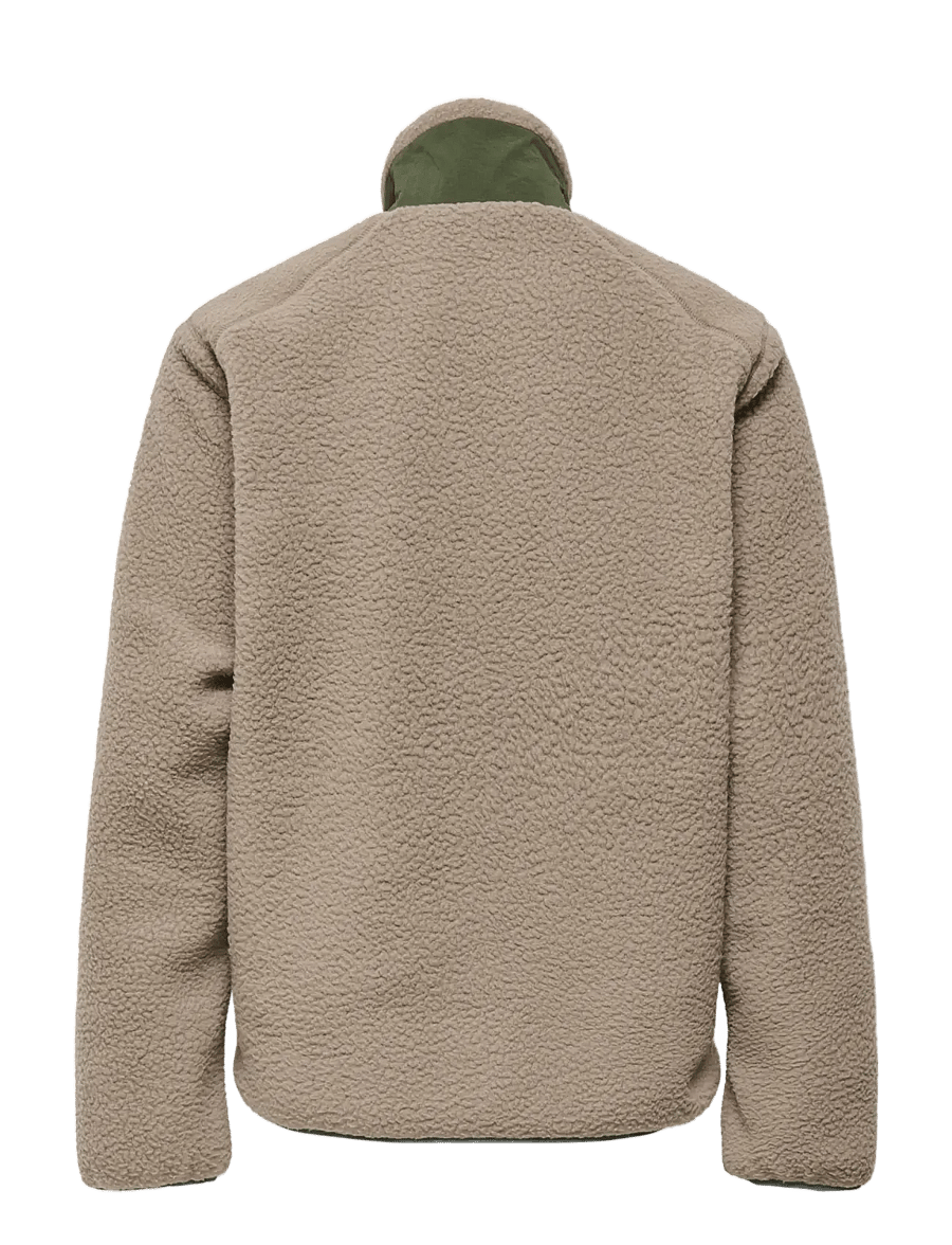 ONLY & SONS - OSJDALLAS SHERPA JACKET - fleecejackor - desert taupe - 2