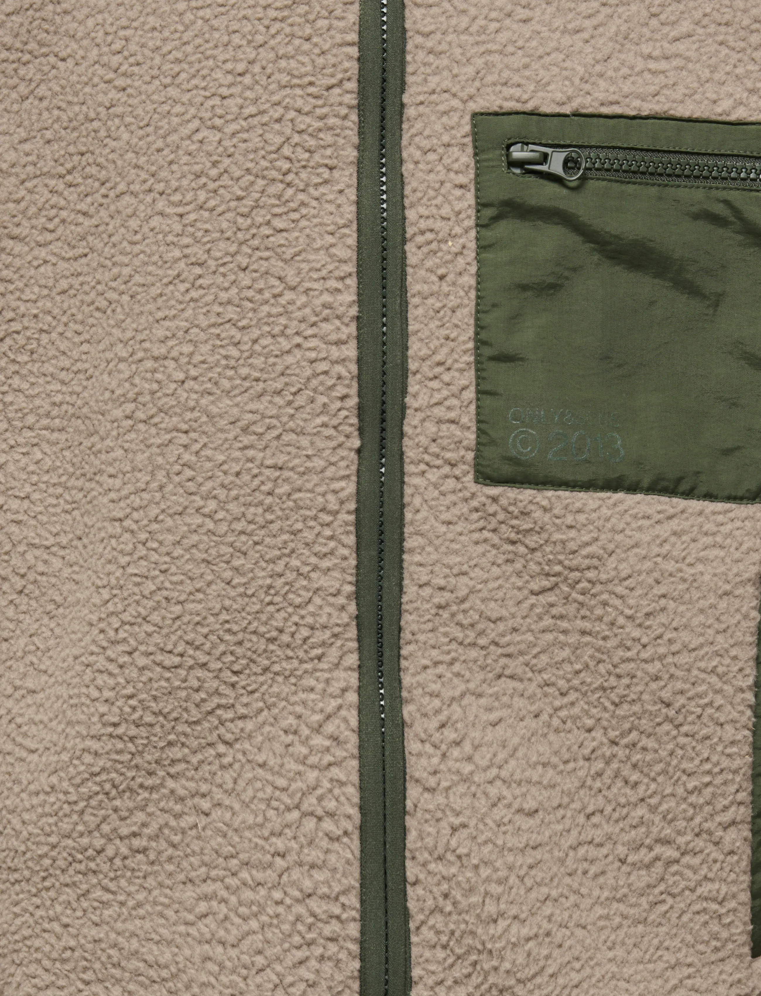 ONLY & SONS - OSJDALLAS SHERPA JACKET - fleecejackor - desert taupe - 3