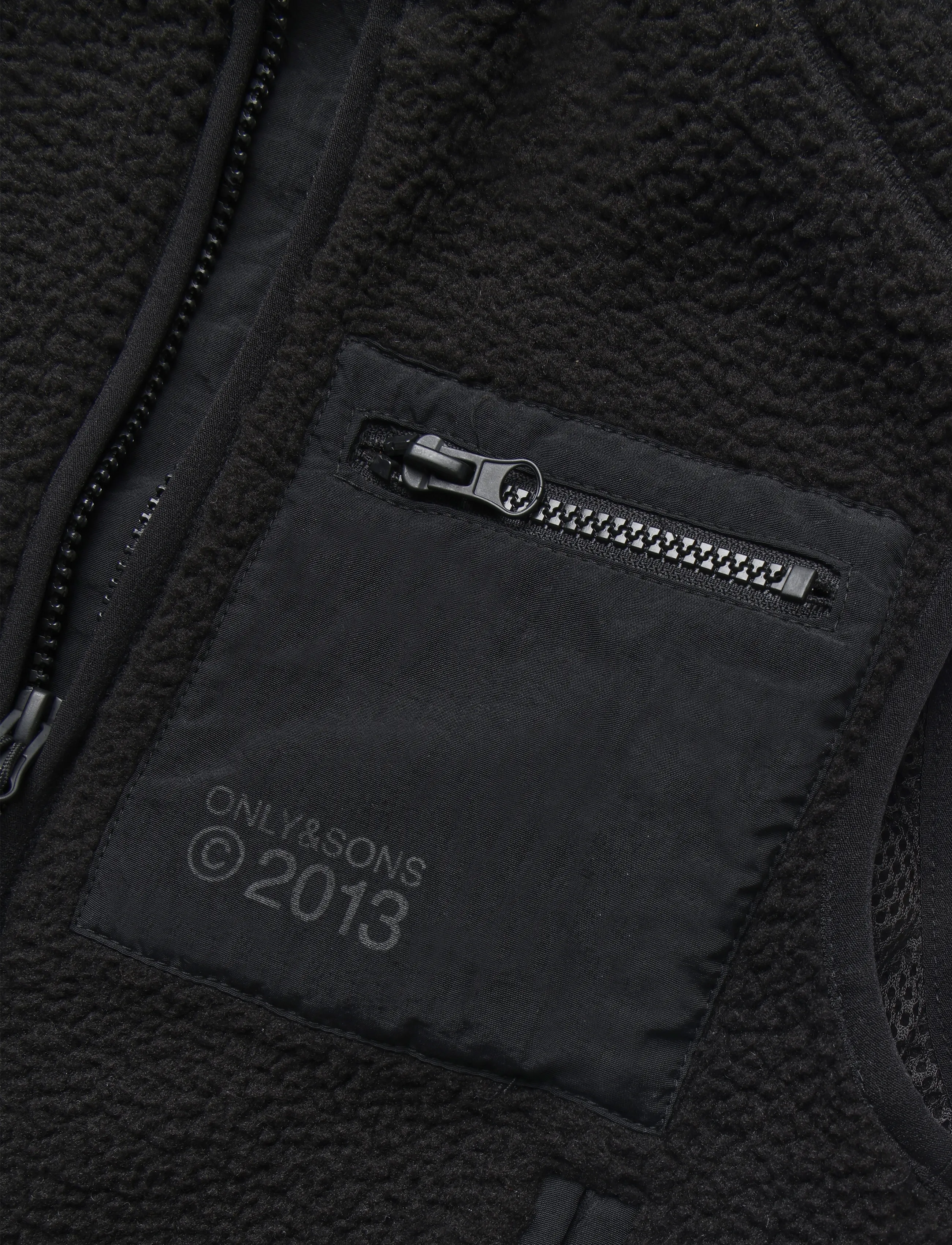 ONLY & SONS - OSJDALLAS SHERPA VEST - einkaufen nach alter von - black - 3