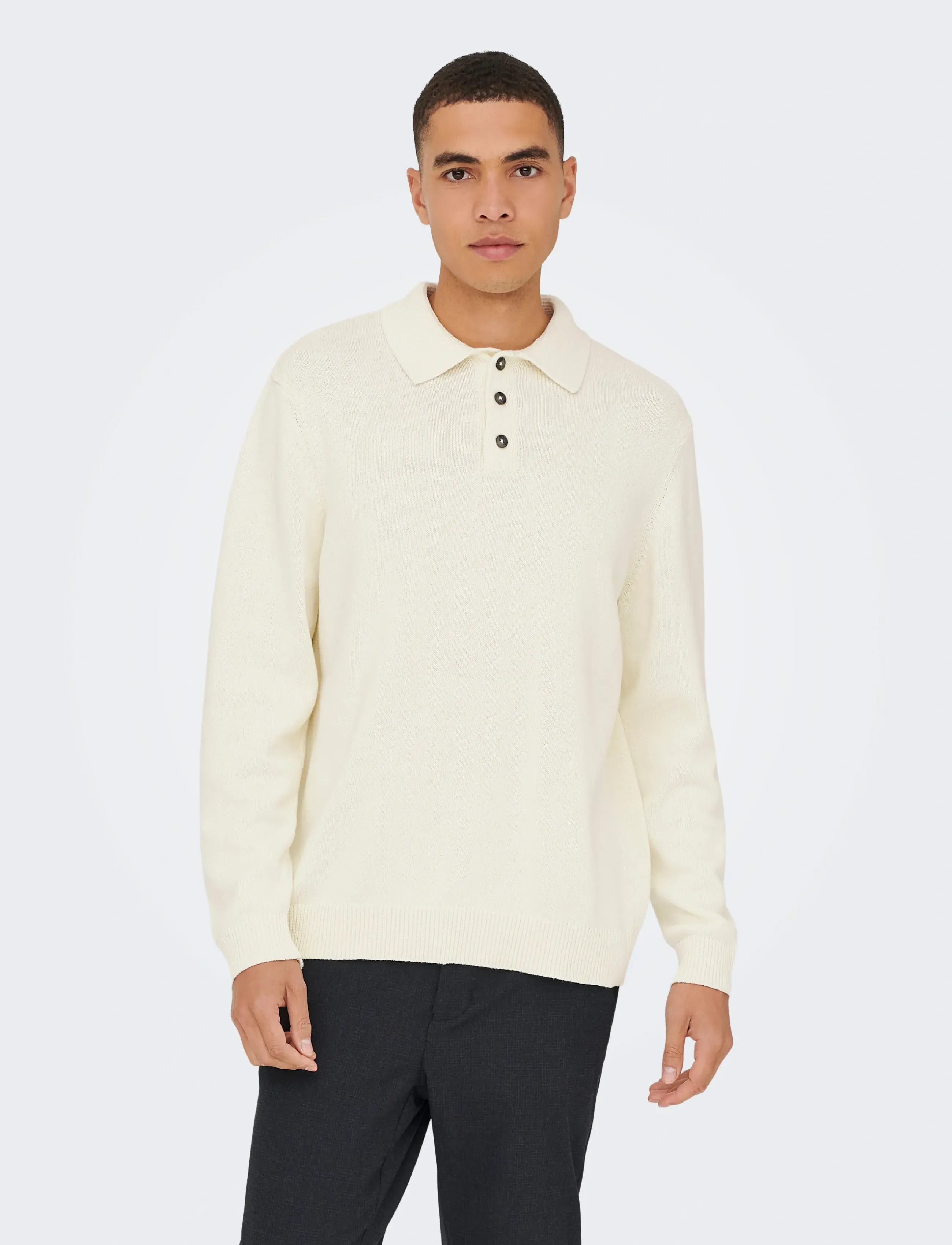Onshope Rlx Ls Polo Knit Life