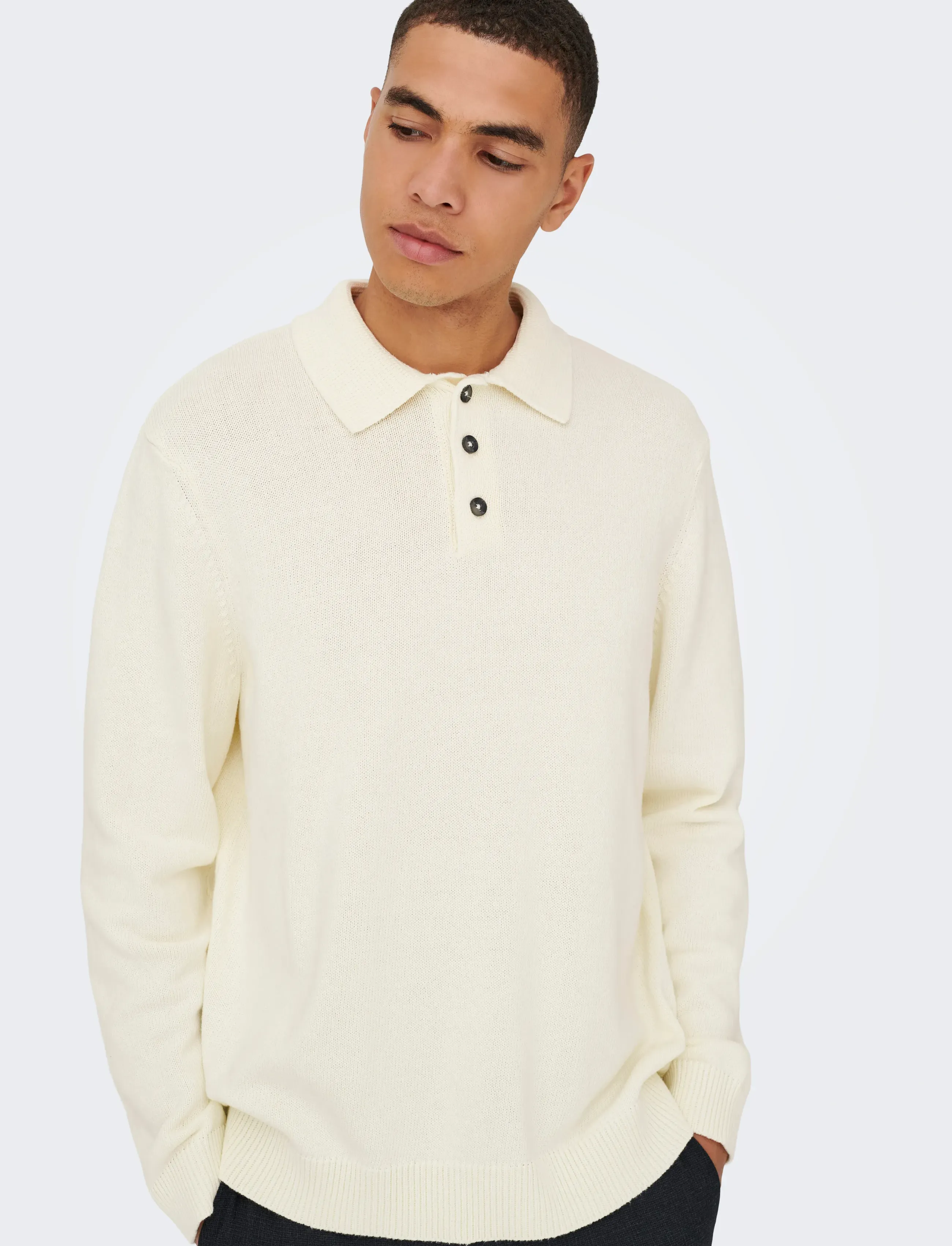 Onshope Rlx Ls Polo Knit Life 3