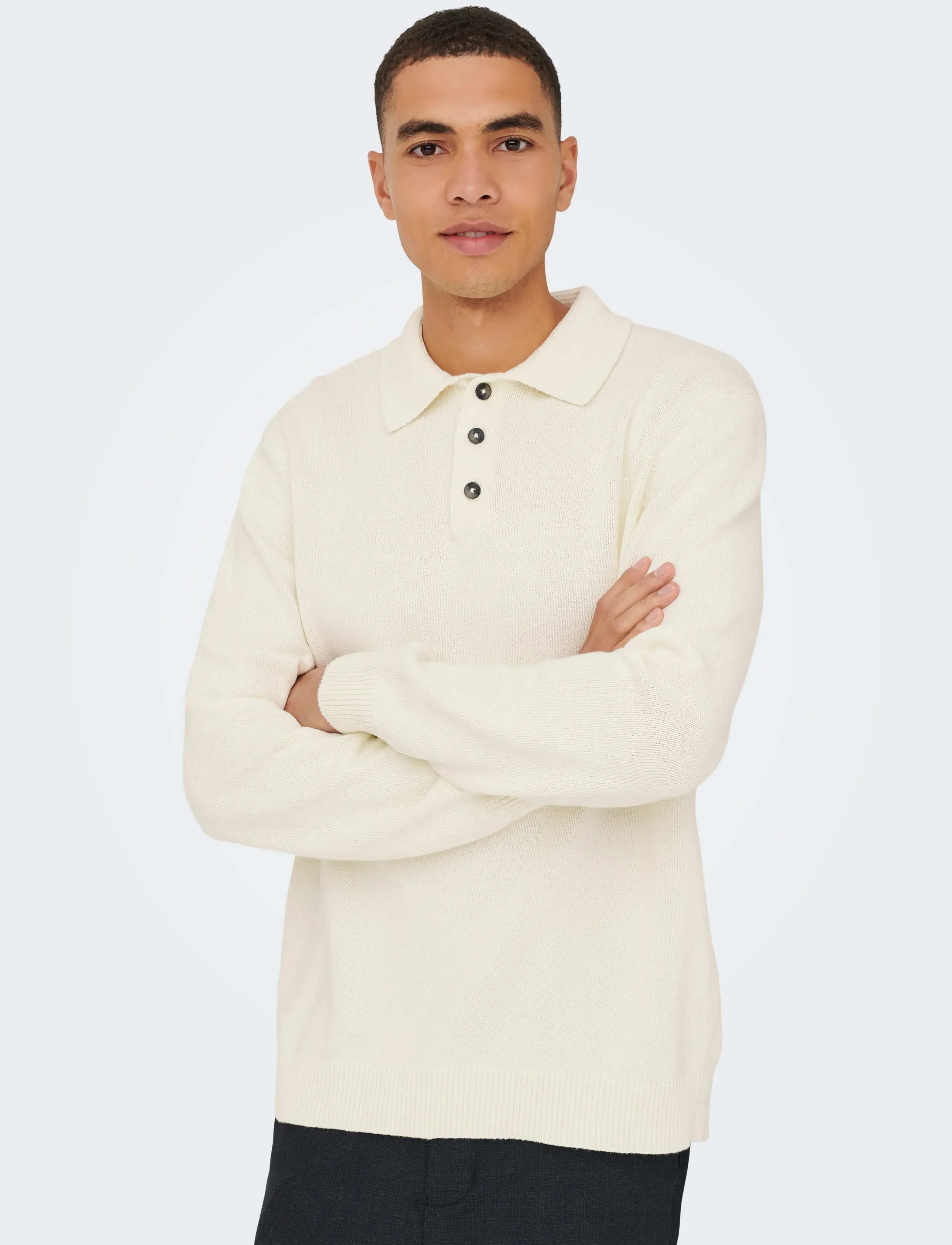Onshope Rlx Ls Polo Knit Life 4