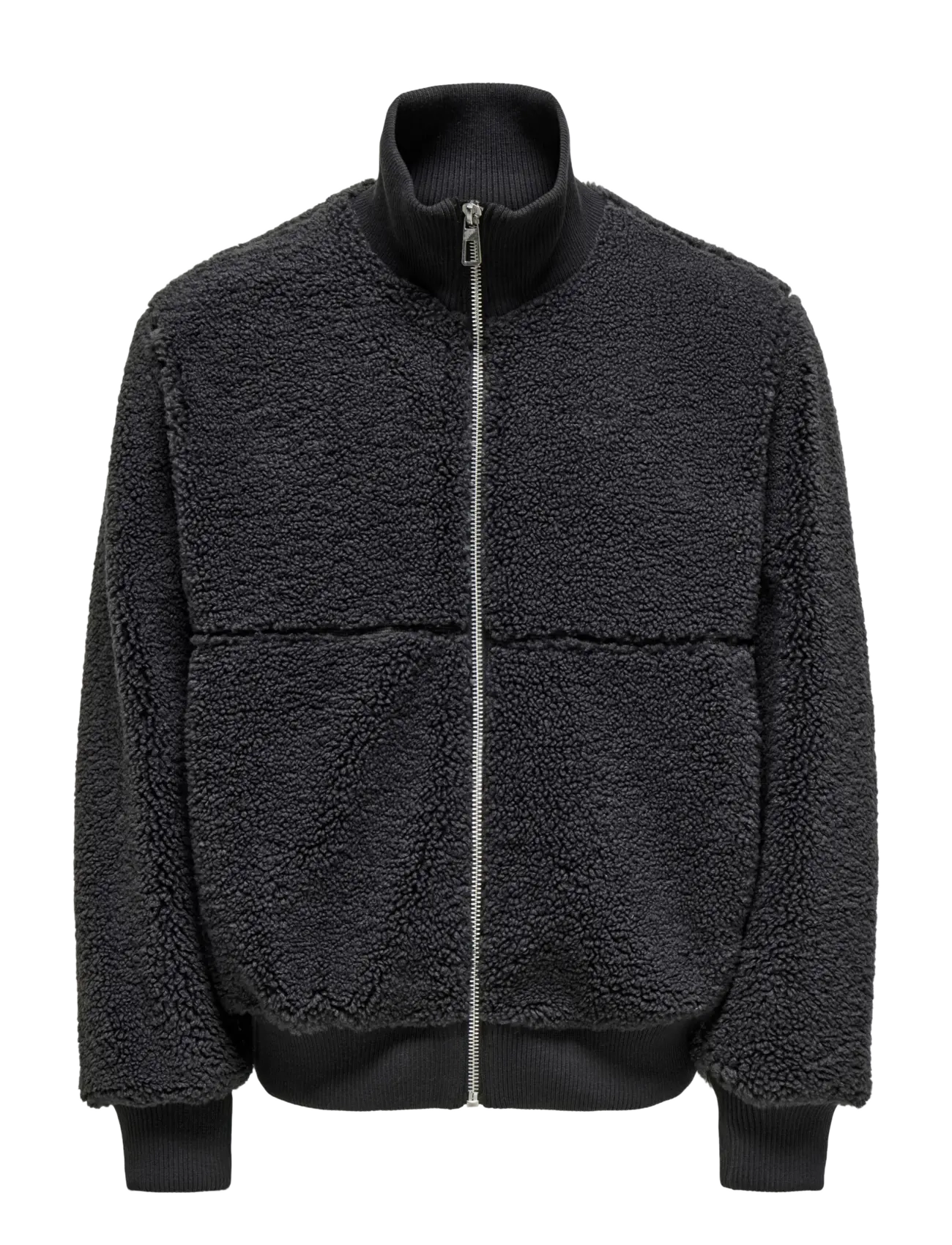 ONLY & SONS - ONSRAY SHERPA JACKET OTW VD - fall jackets - phantom - 1