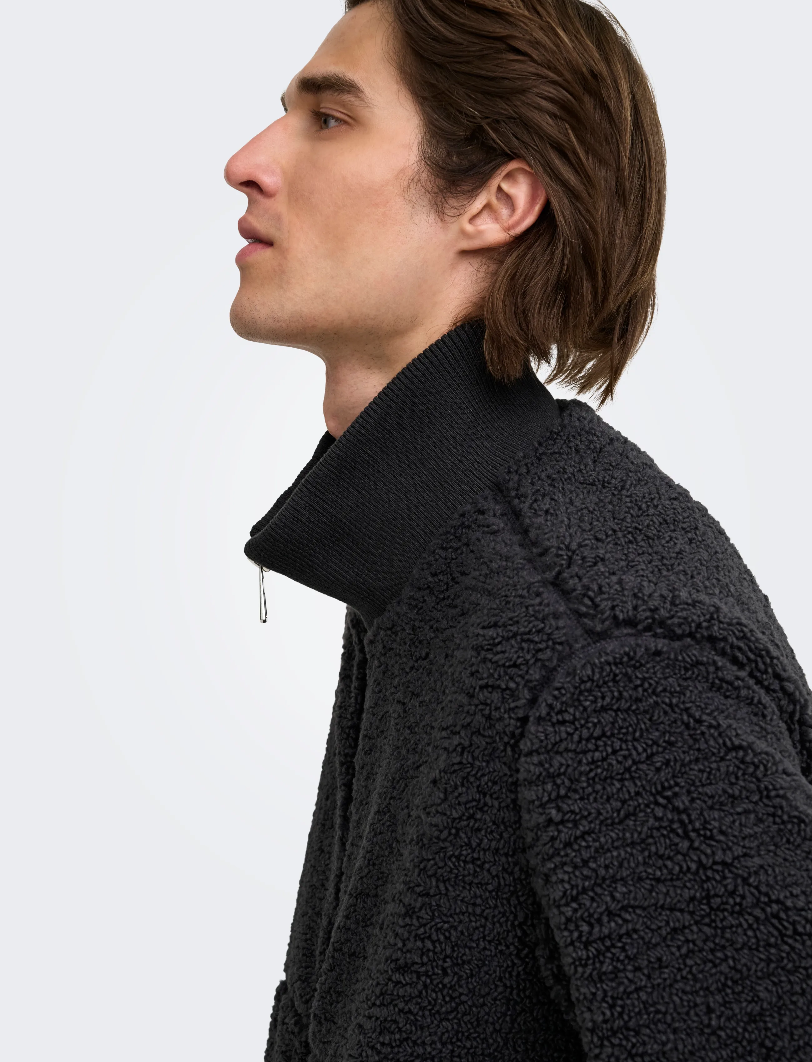ONLY & SONS - ONSRAY SHERPA JACKET OTW VD - fall jackets - phantom - 5