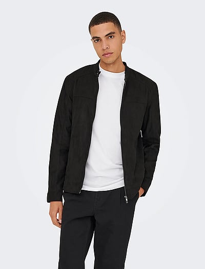 Onsmike Fake Suede Jacket Otw - Vindjakker
