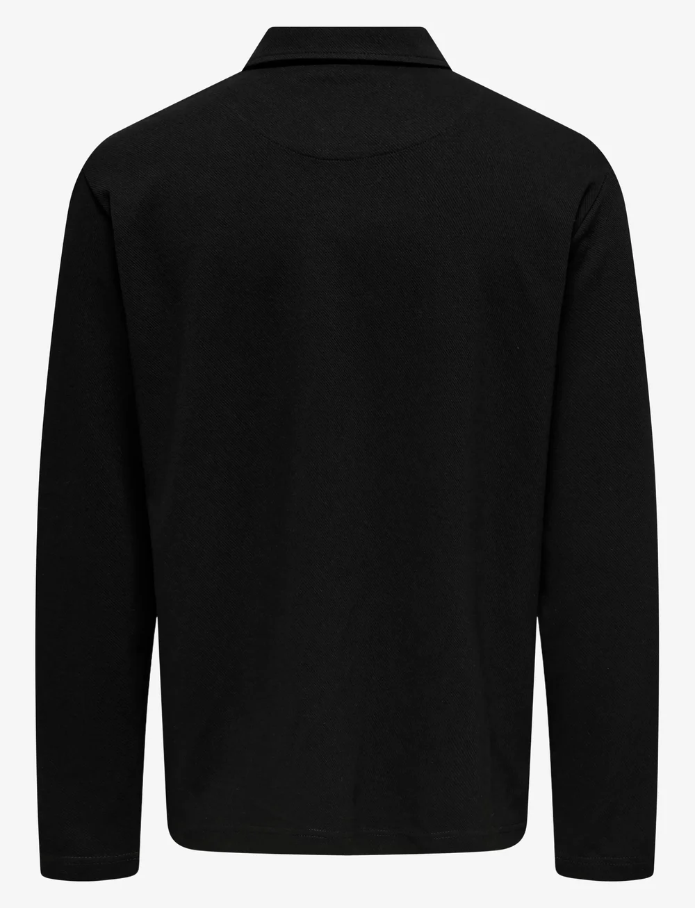 ONLY & SONS - ONSNEWKODYL REG HALF ZIP POLO SWEAT VD - langärmelig - jet black - 1
