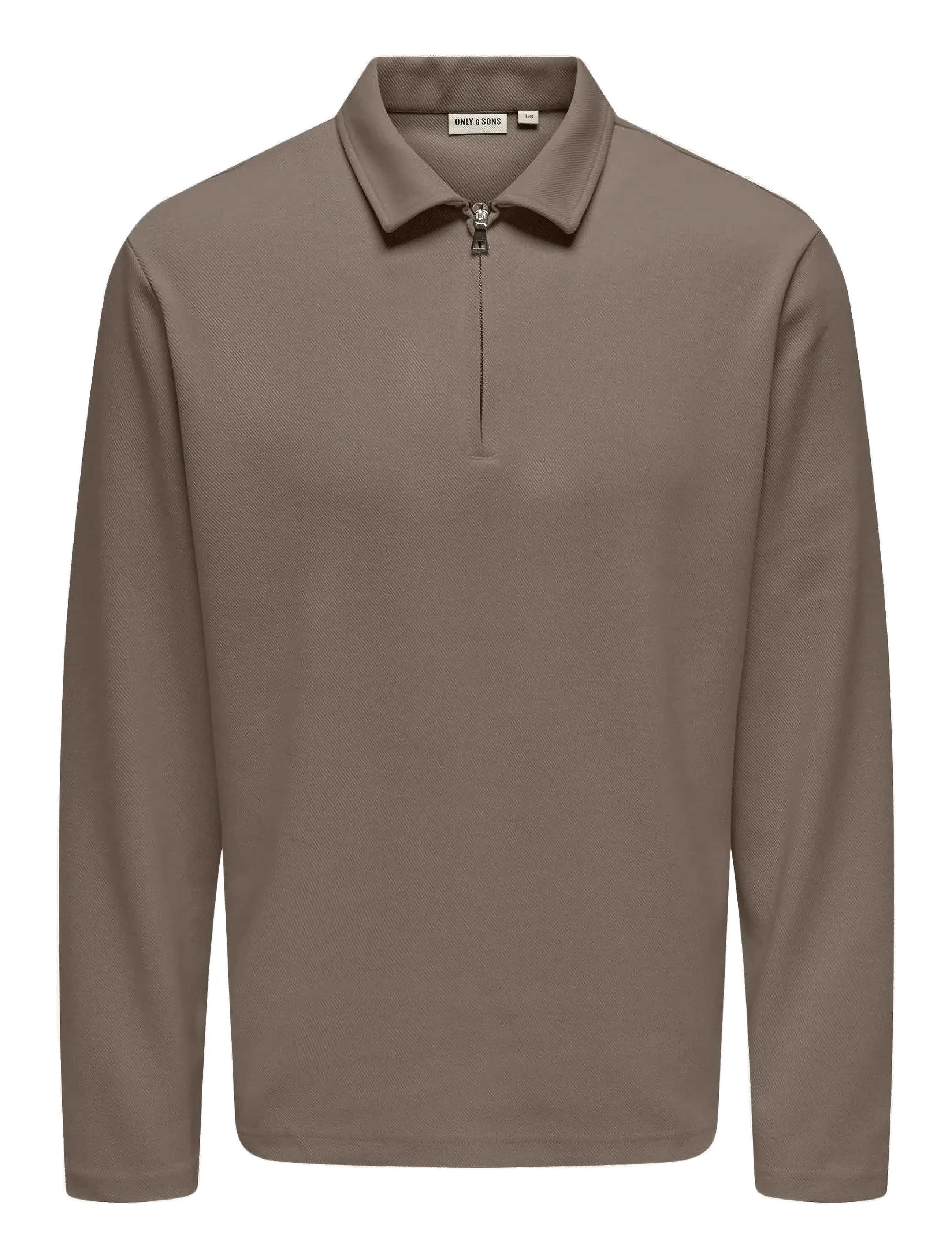 ONLY & SONS Onsnewkodyl Reg Half Zip Polo Sweat Vd Beige - XS - Herren